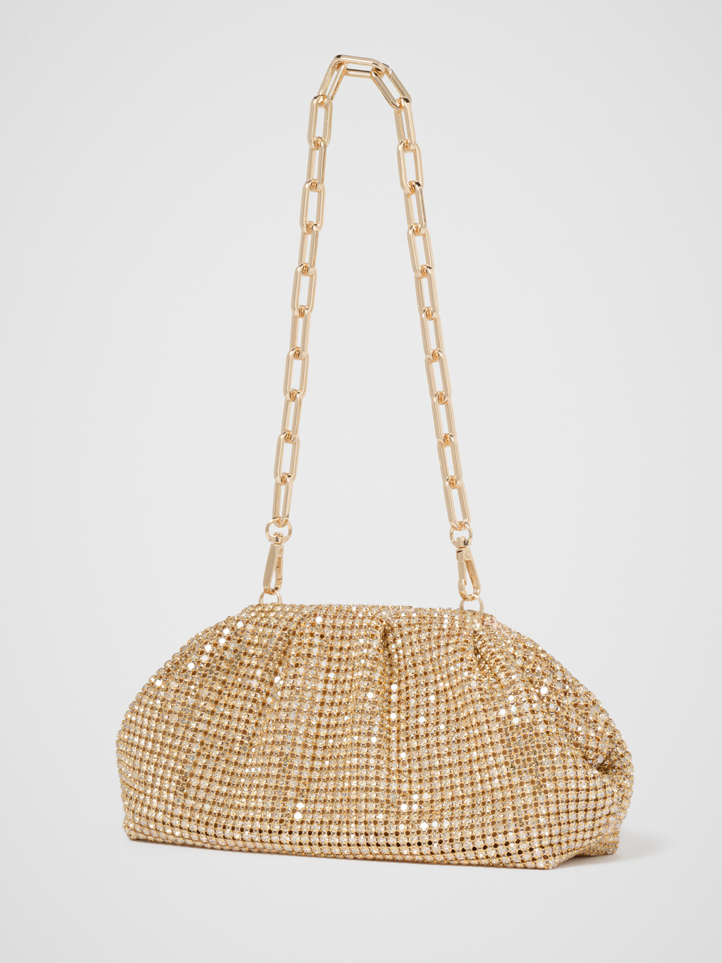 Ariel Soft Shiny Clutch