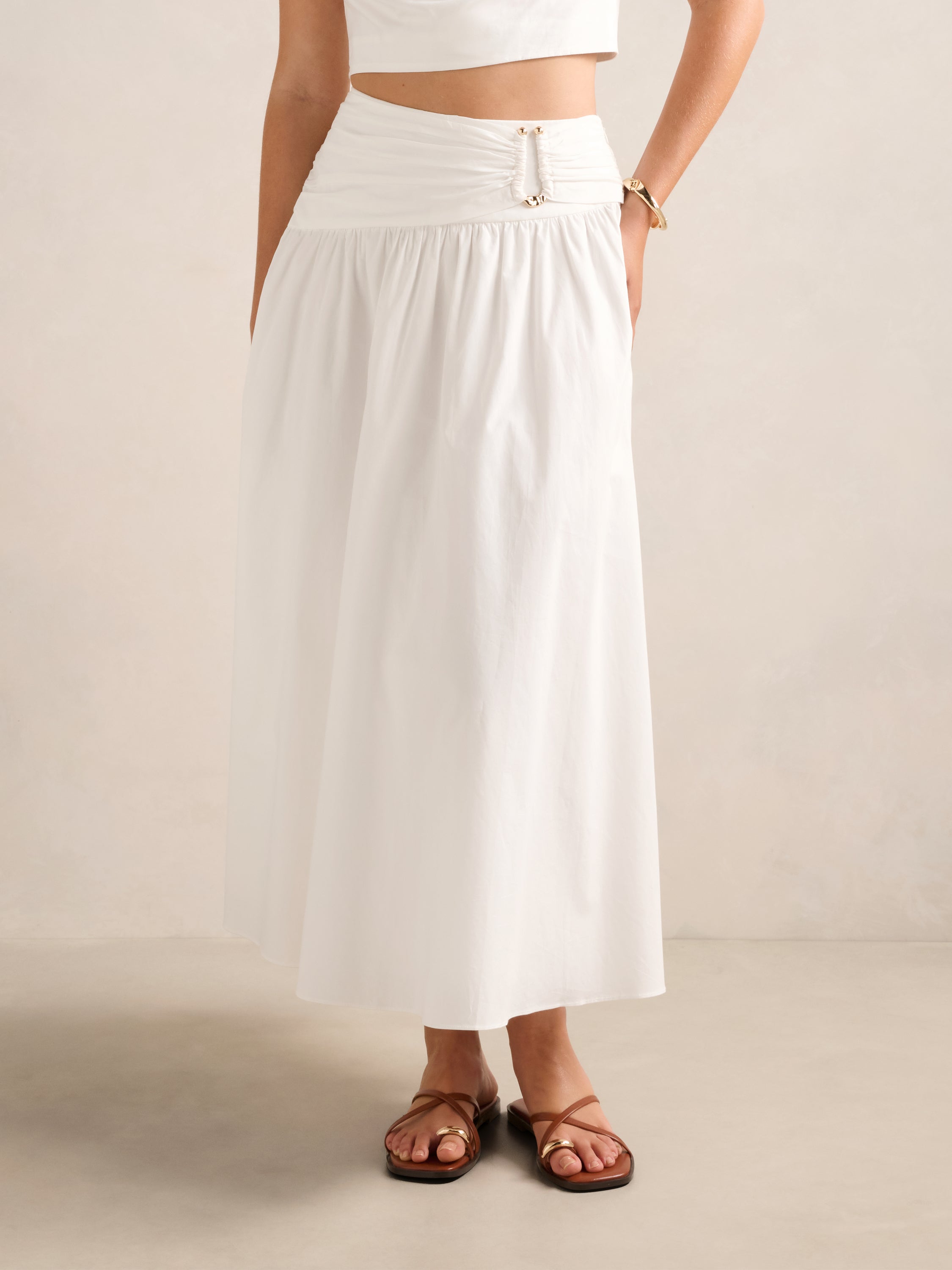 Dottie Hardware Maxi Skirt