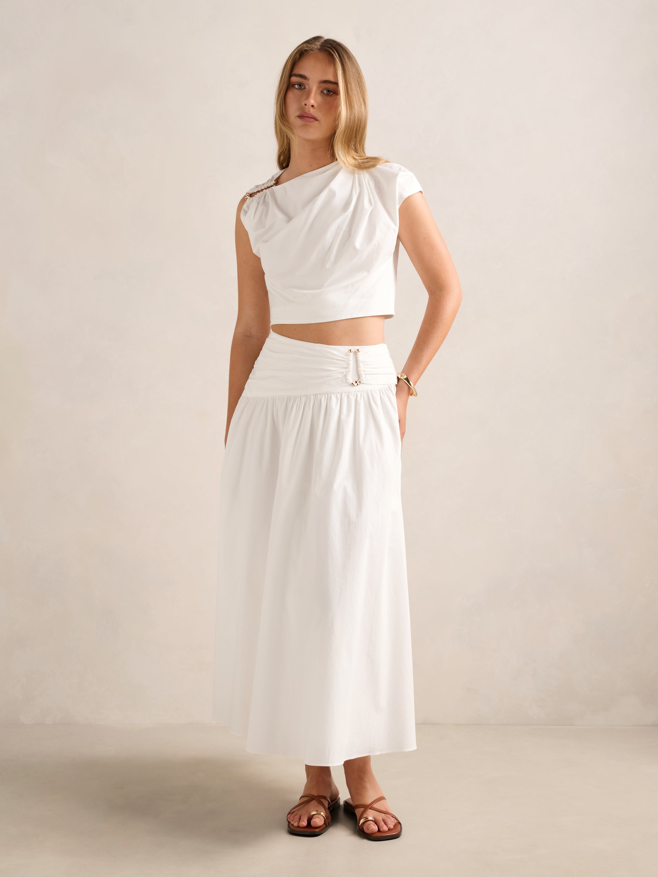 Dottie Hardware Maxi Skirt