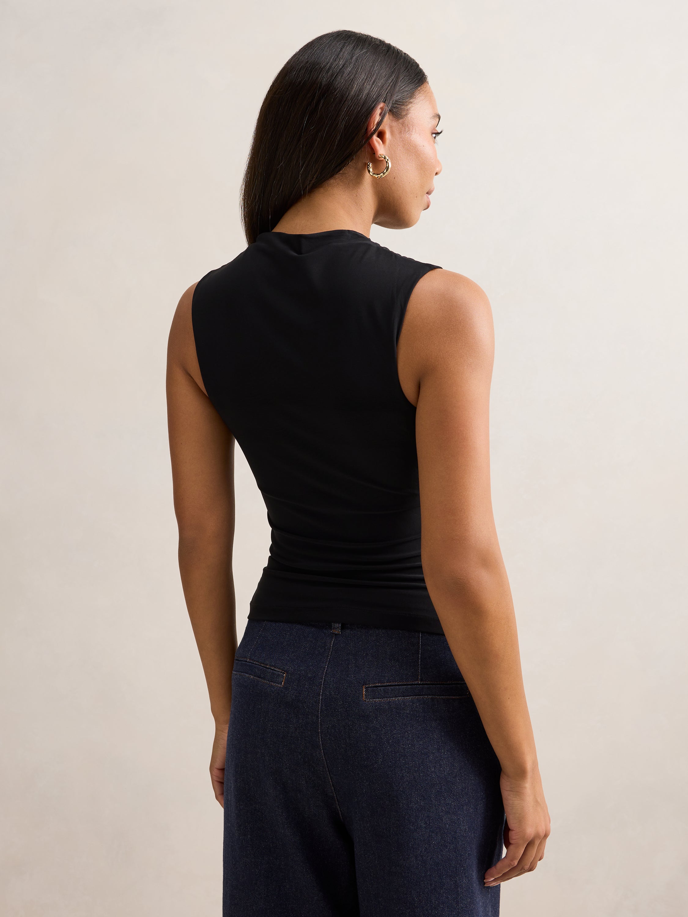 Danni Draped Sleeveless Top