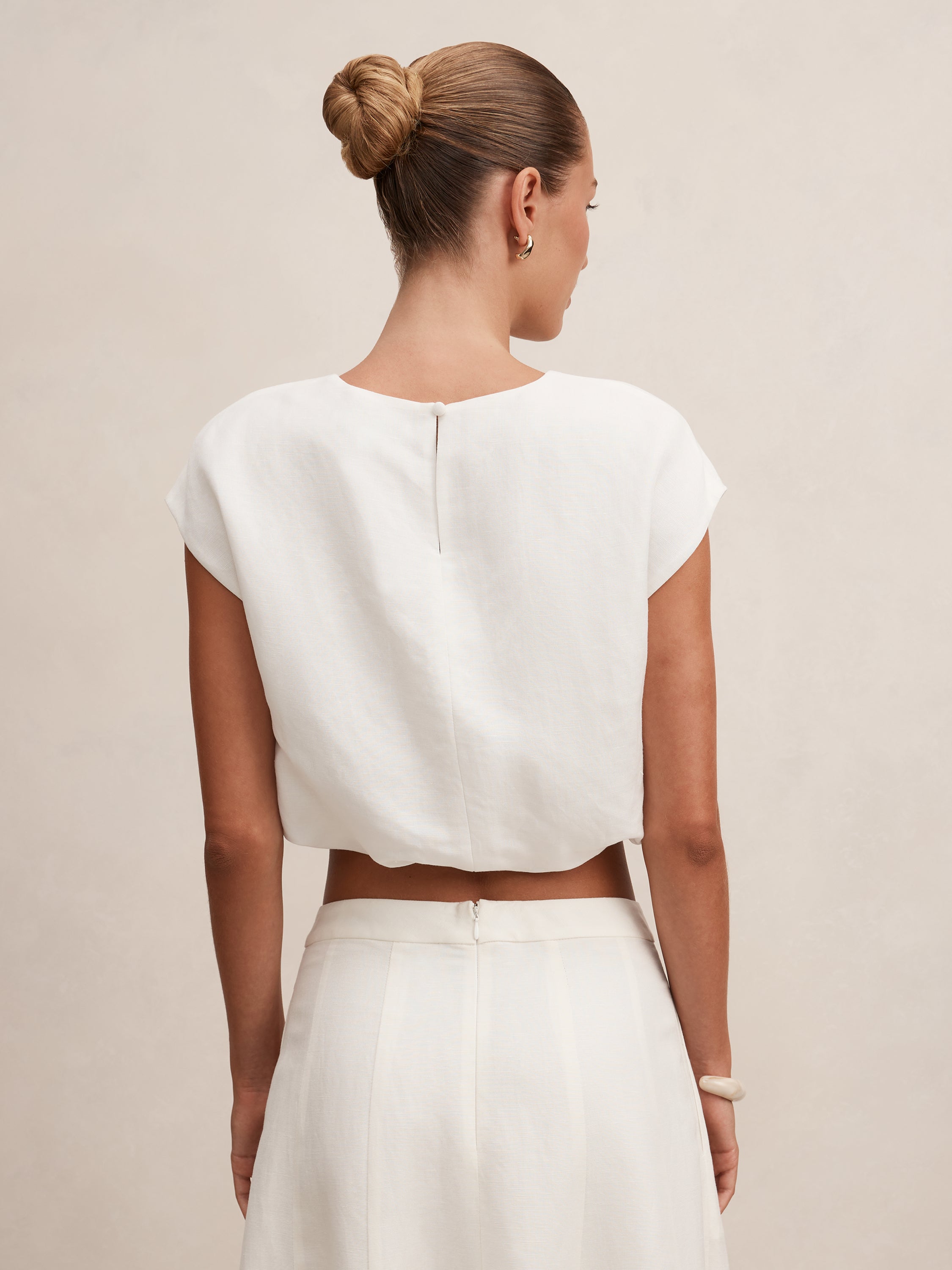 Georgina Bubble Hem Top