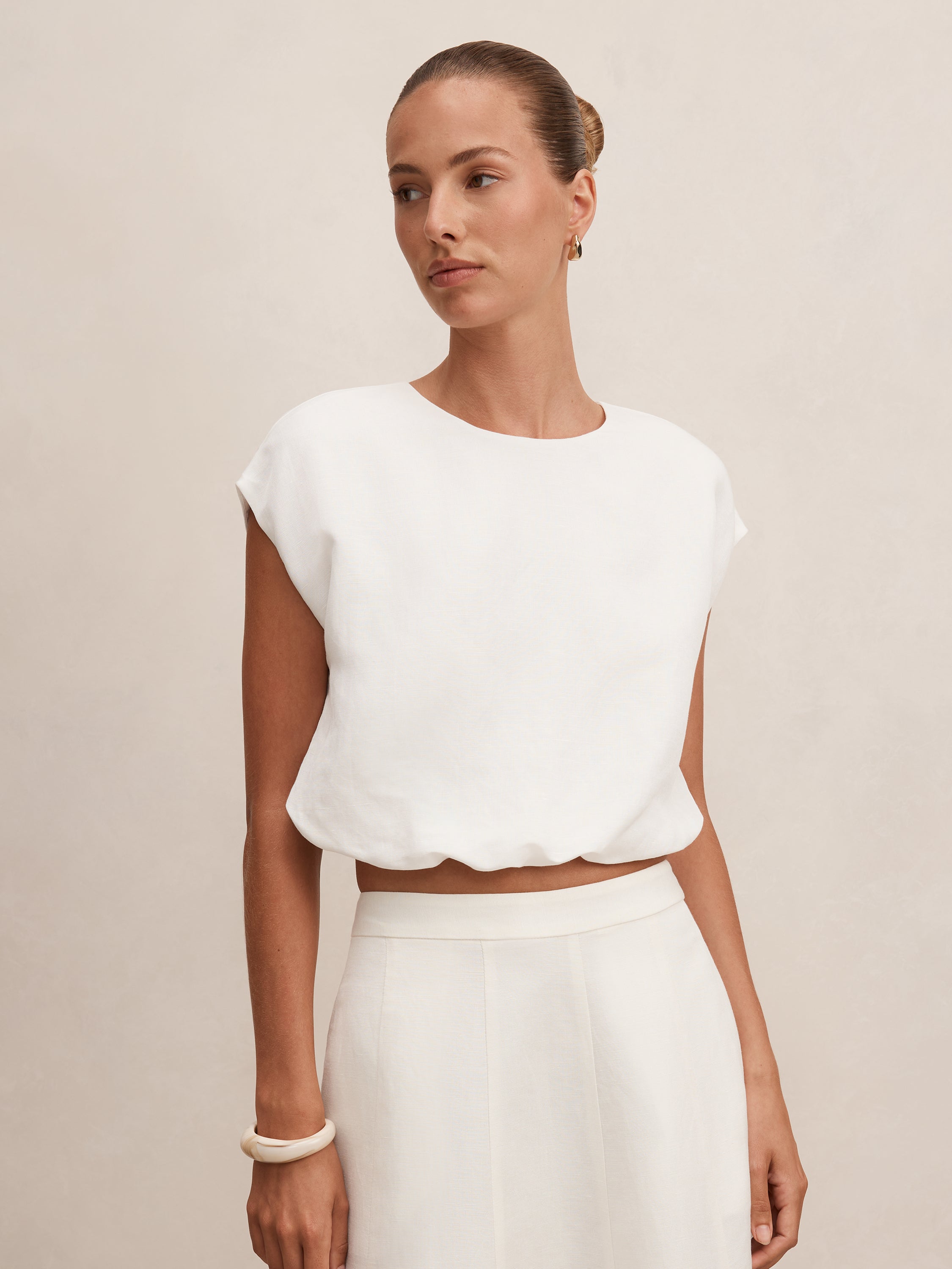 Georgina Bubble Hem Top