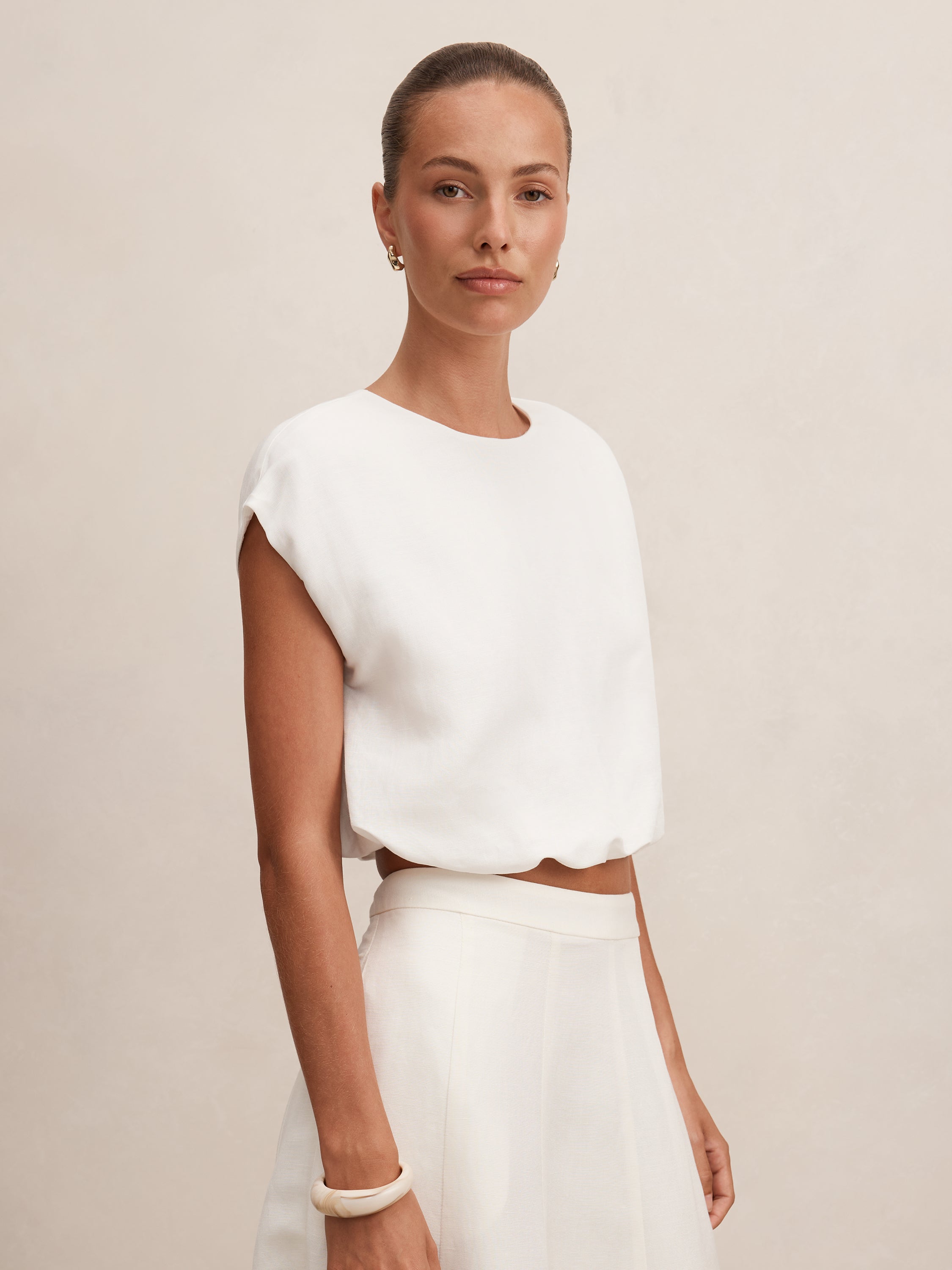 Georgina Bubble Hem Top