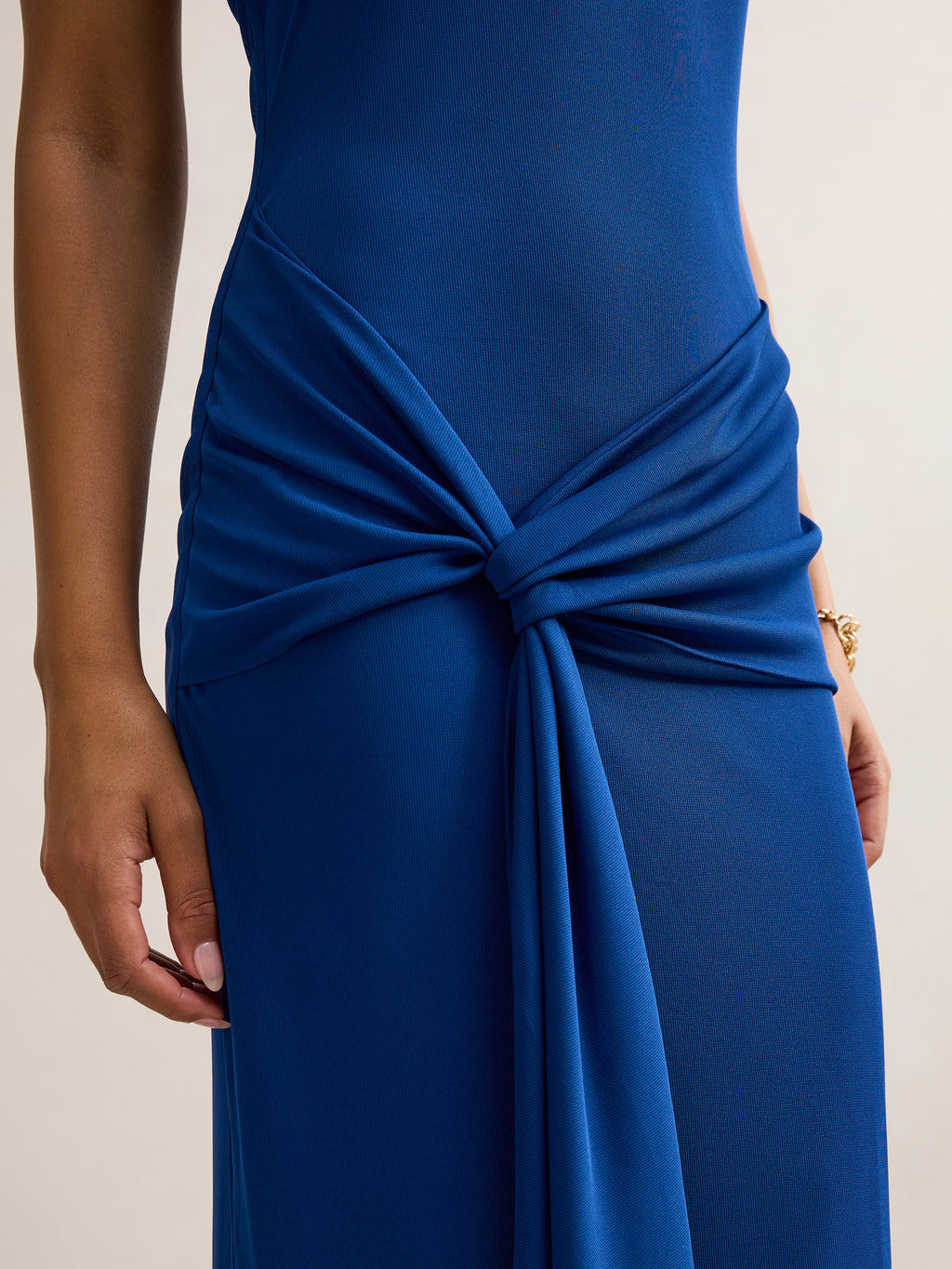 Abby Halter Mesh Maxi Dress