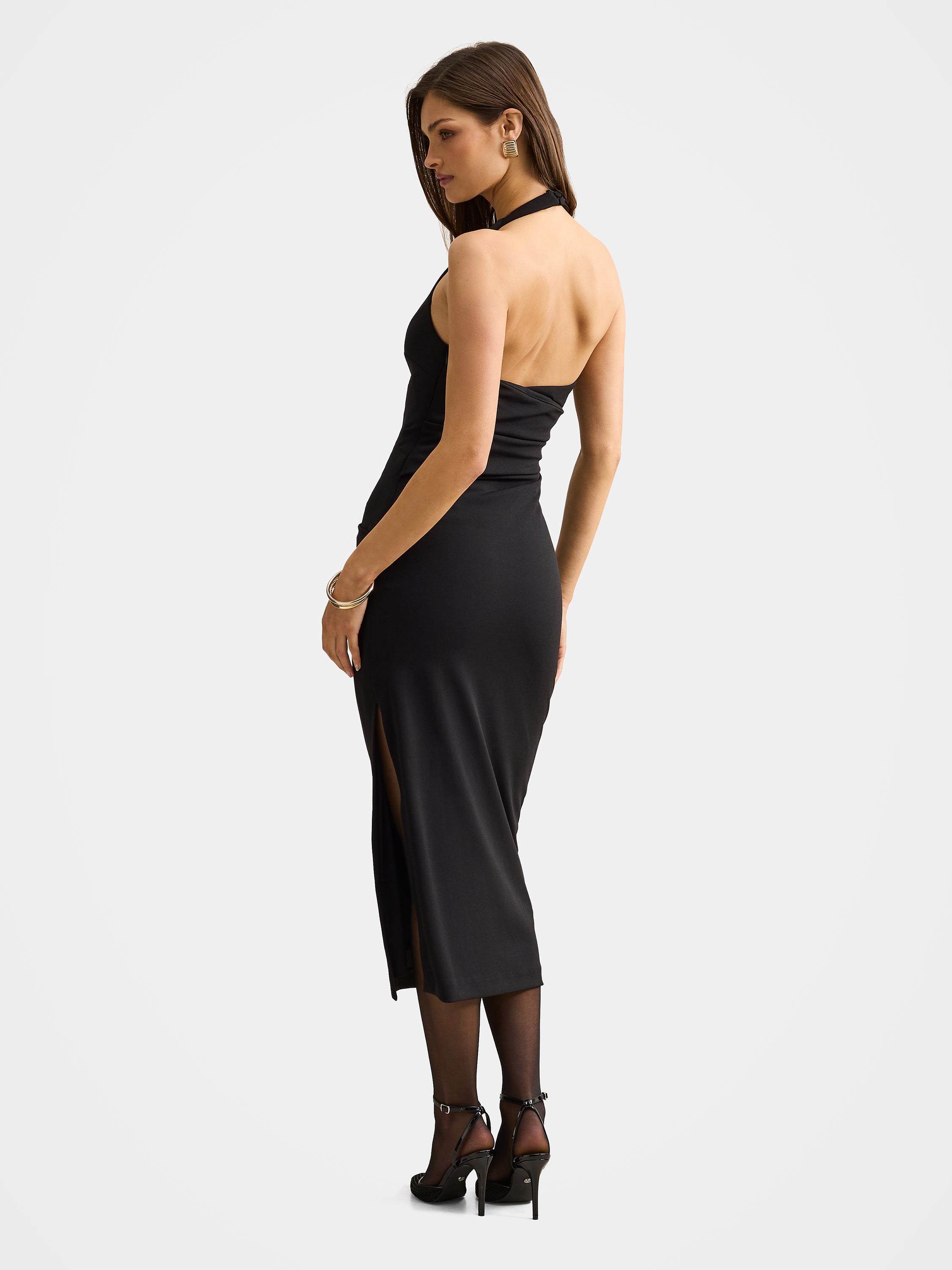 Daphne Halter Column Midi Dress