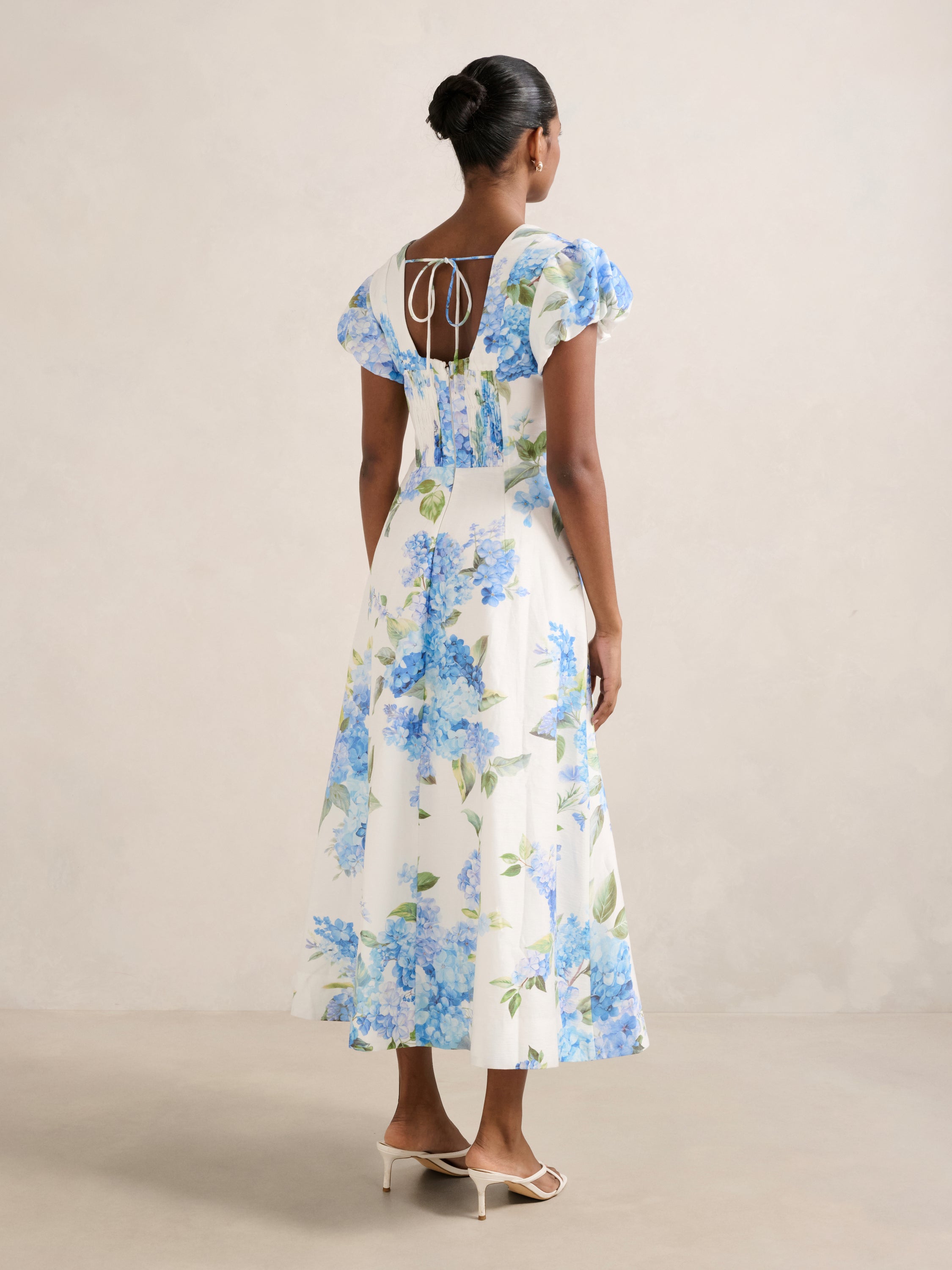Lily Petite Scoop Neck Midi Dress