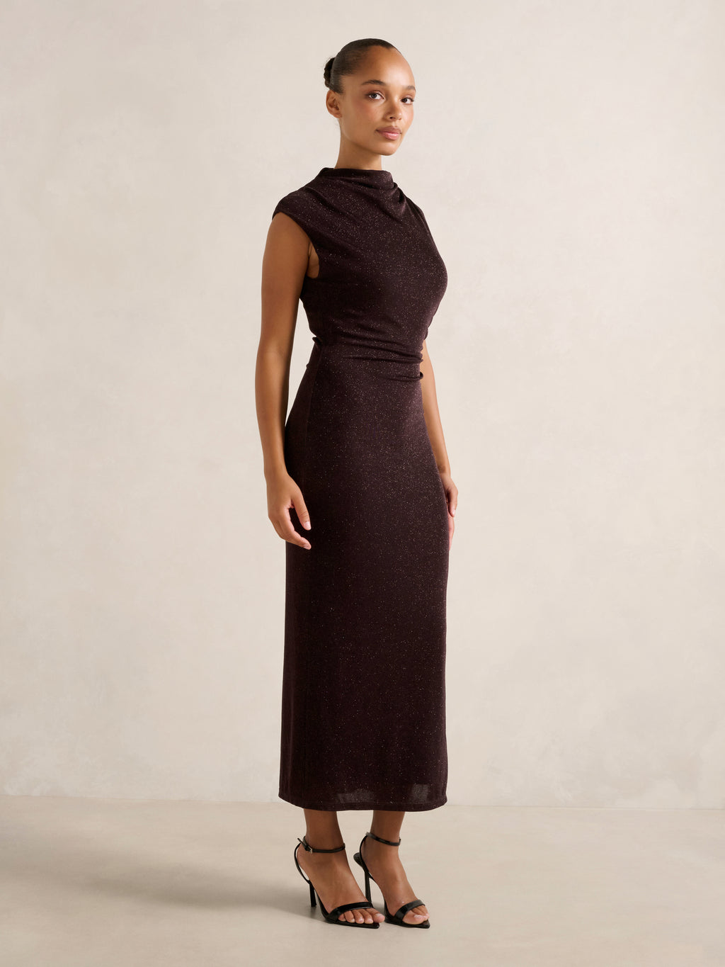 Sammy Glitter Bodycon Midi Dress