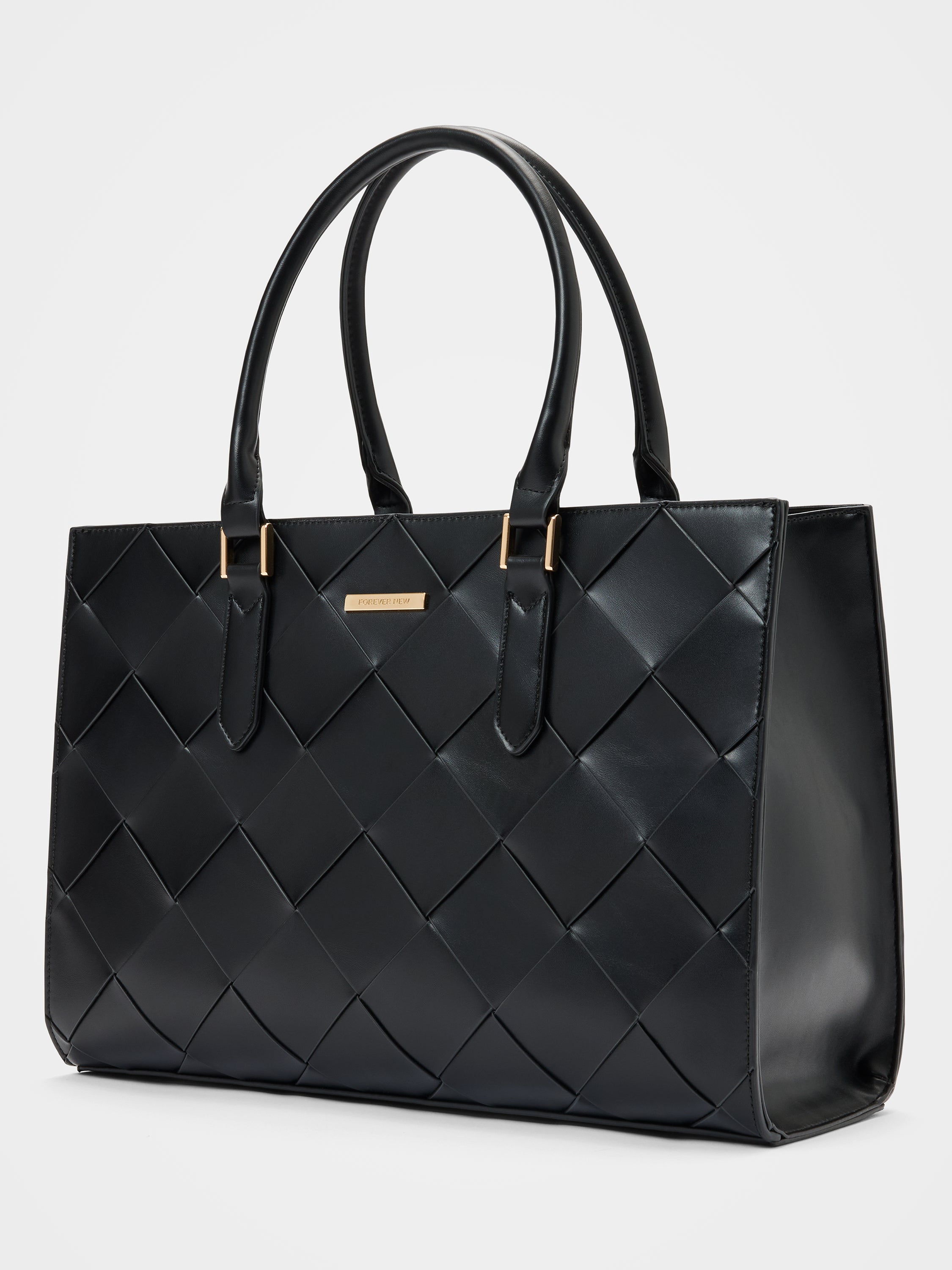 Lorelai Large Lattice Tote