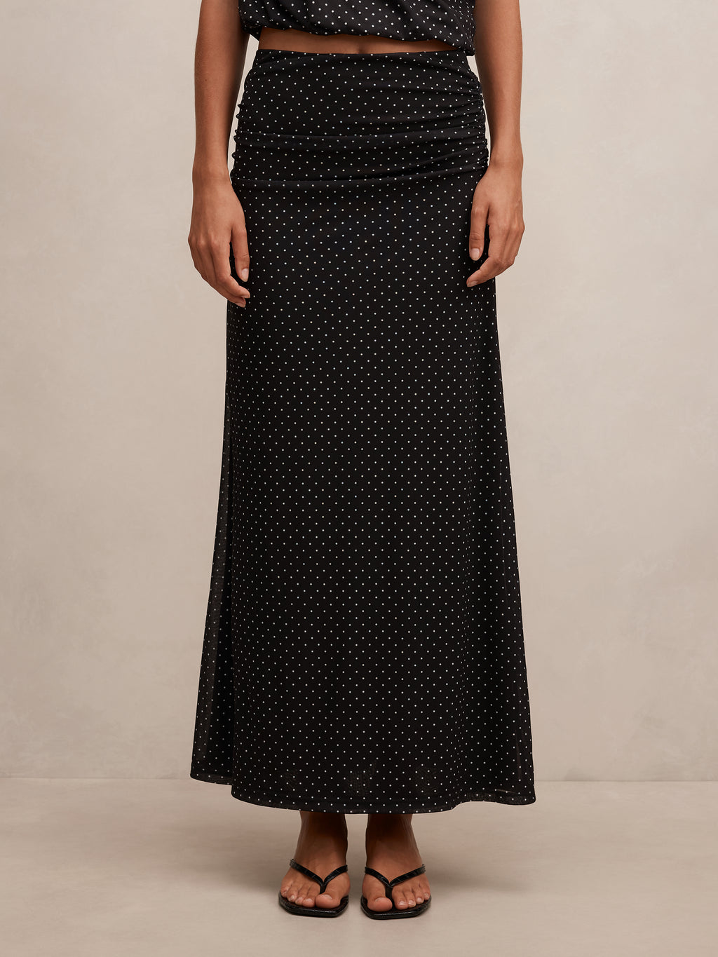 Mimi Flute Maxi Skirt
