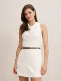 Delaney Cowl Neck Mini Dress