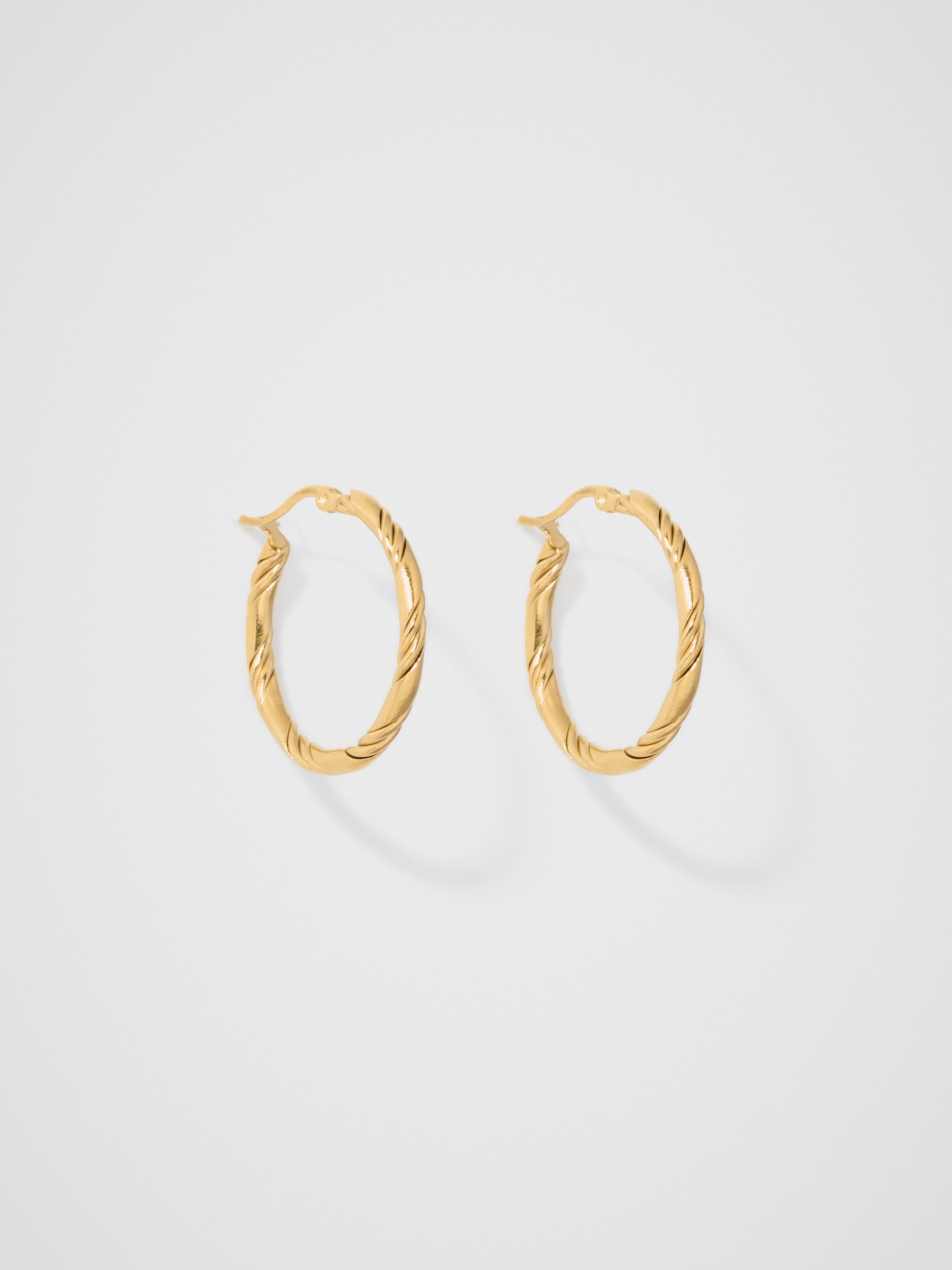 Macy Engraved Hoop