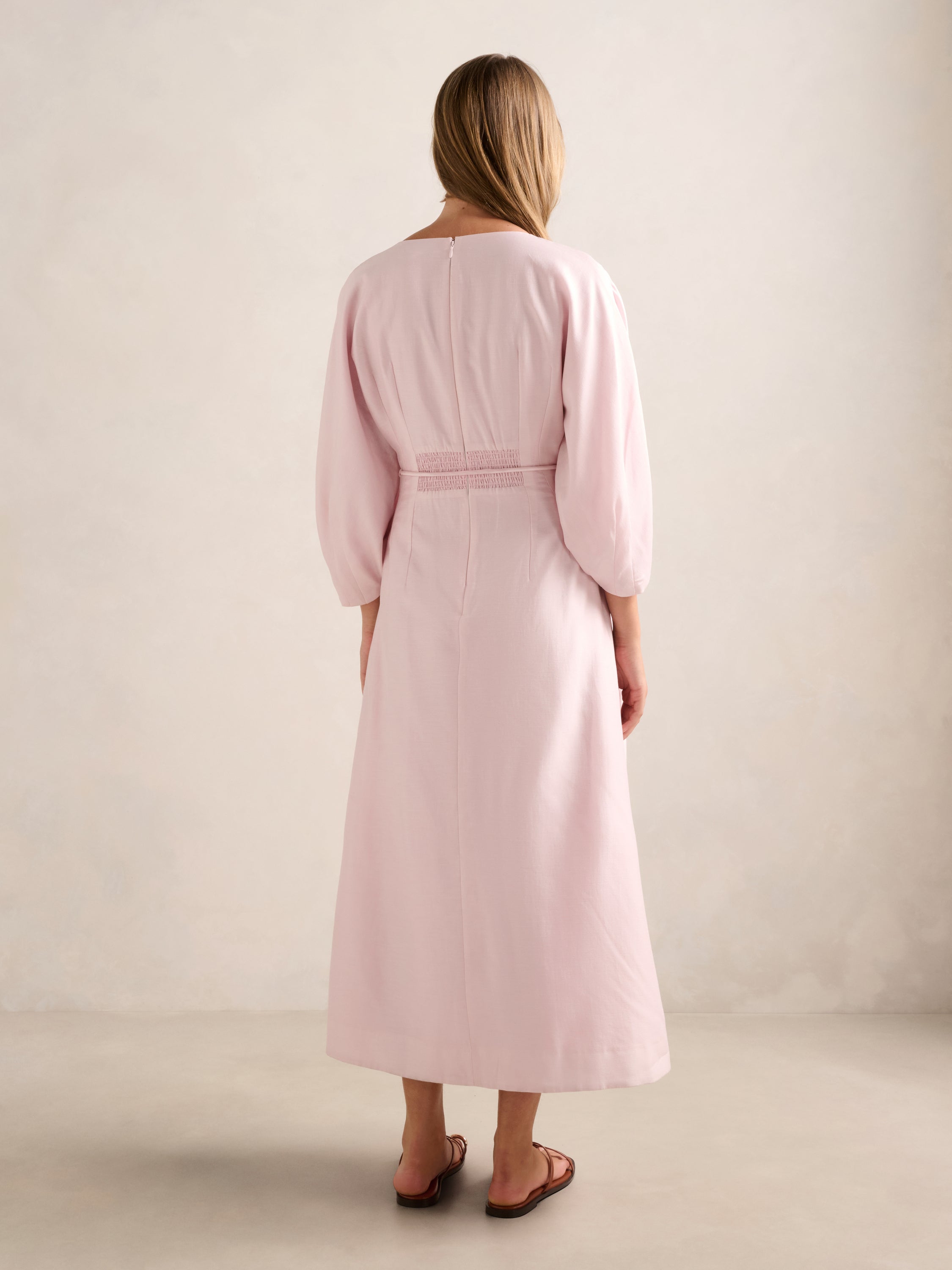 Scarlett Cocoon Sleeve Midi Dress