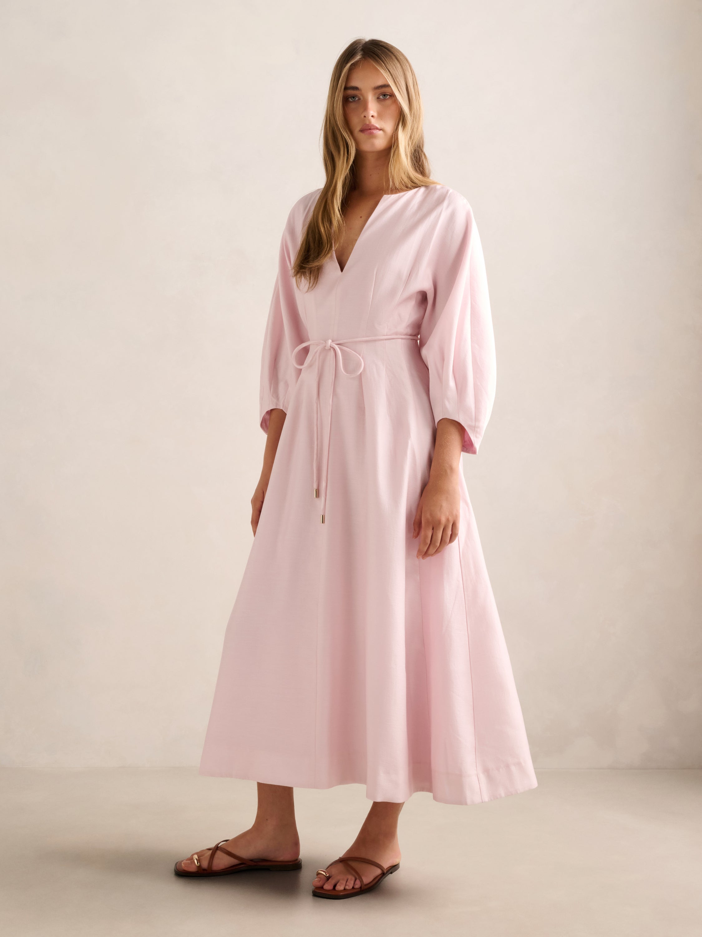 Scarlett Cocoon Sleeve Midi Dress