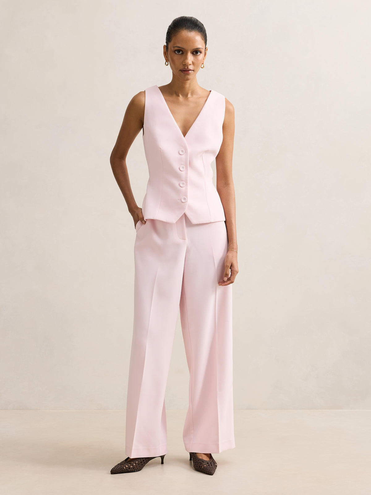 Veda Petite Wide Leg Pant