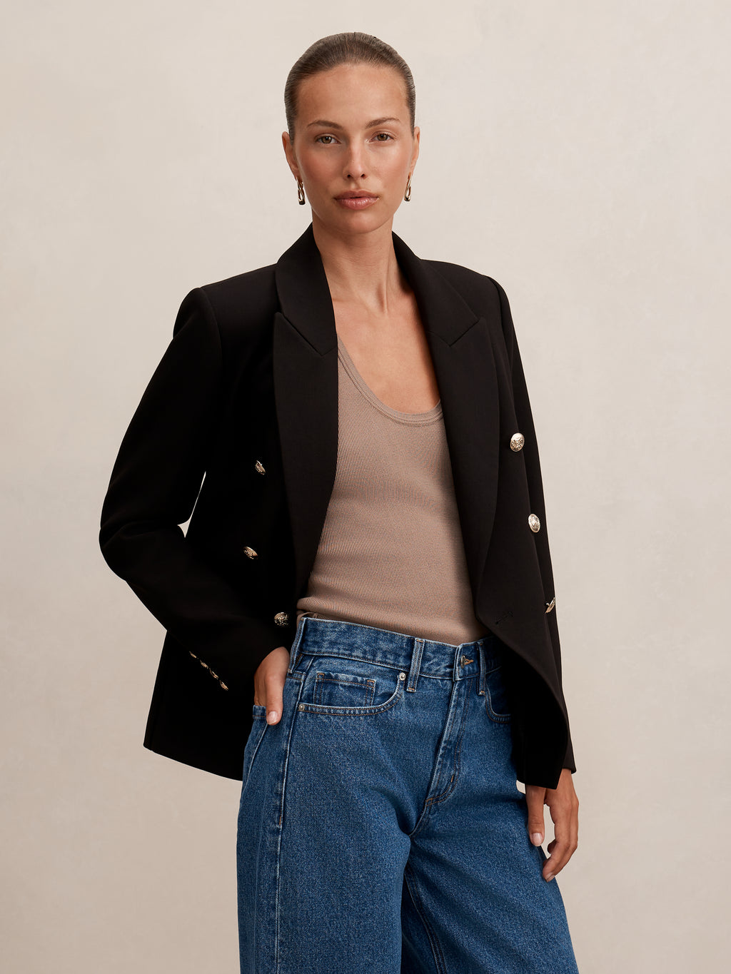 Tiana Military Blazer