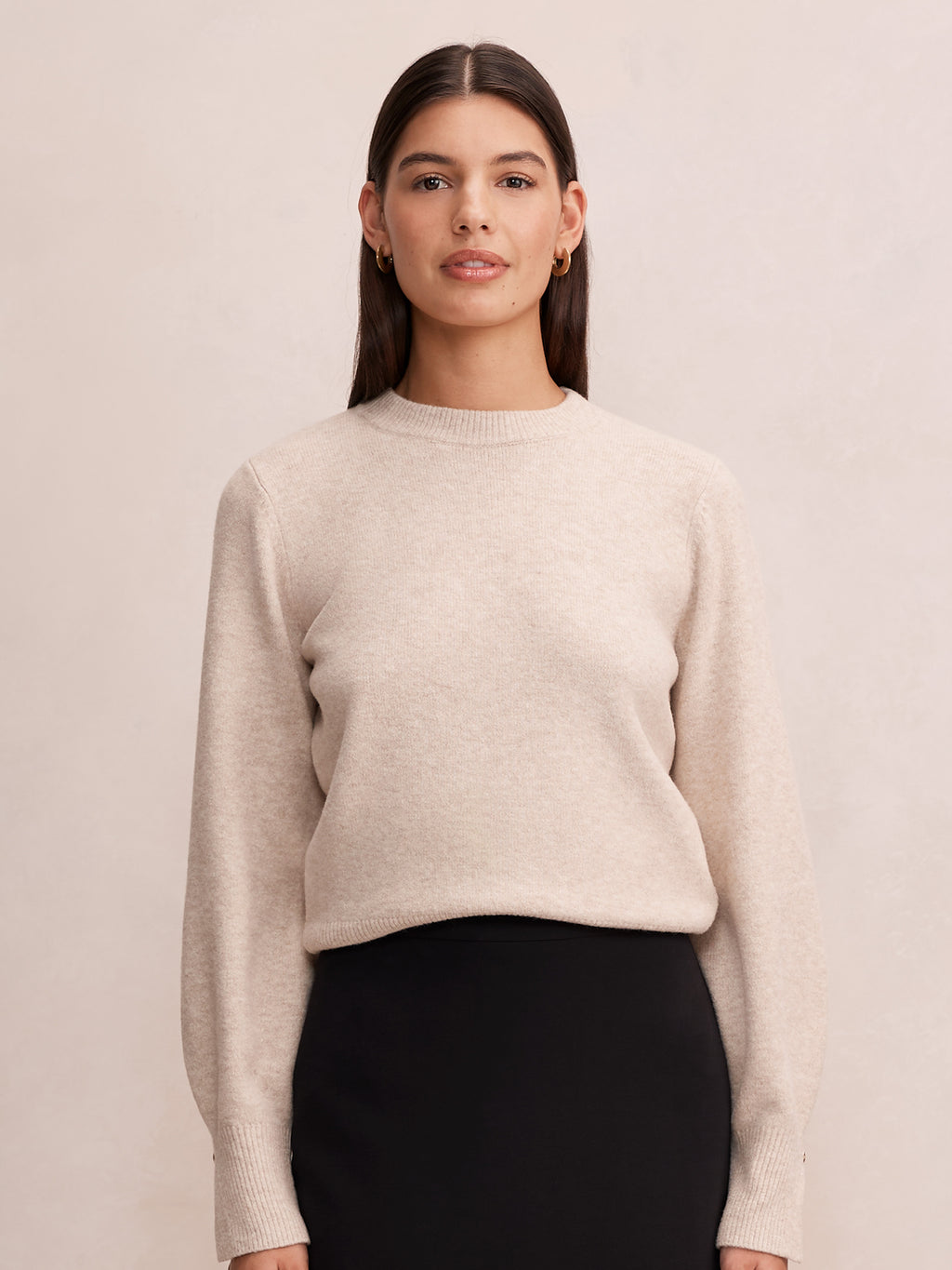 Ellie Cuff Detail Sweater