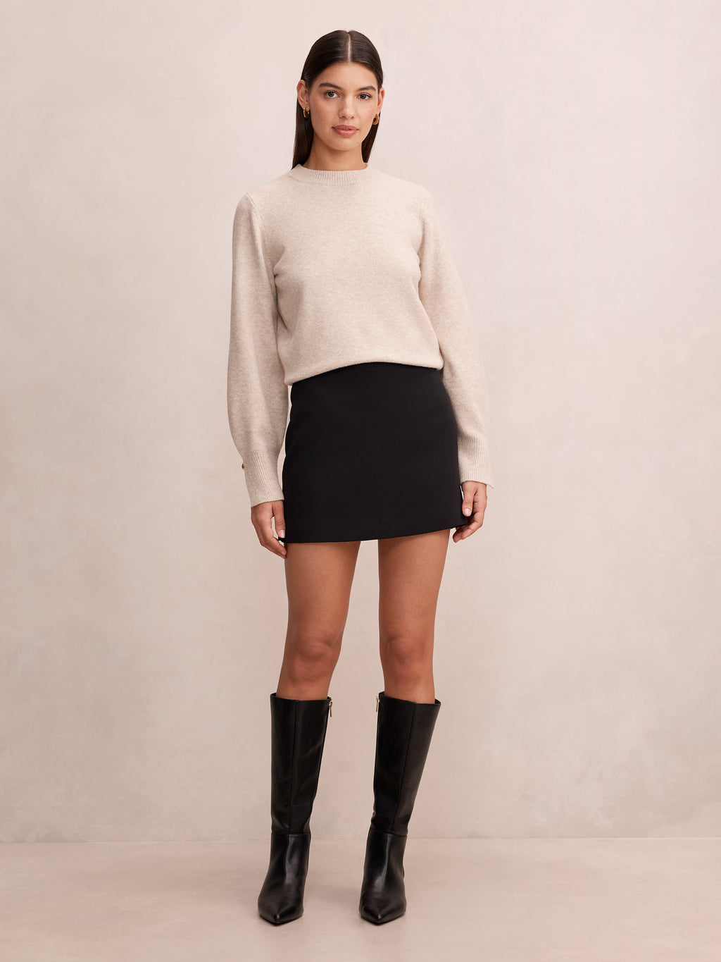 Ellie Cuff Detail Sweater