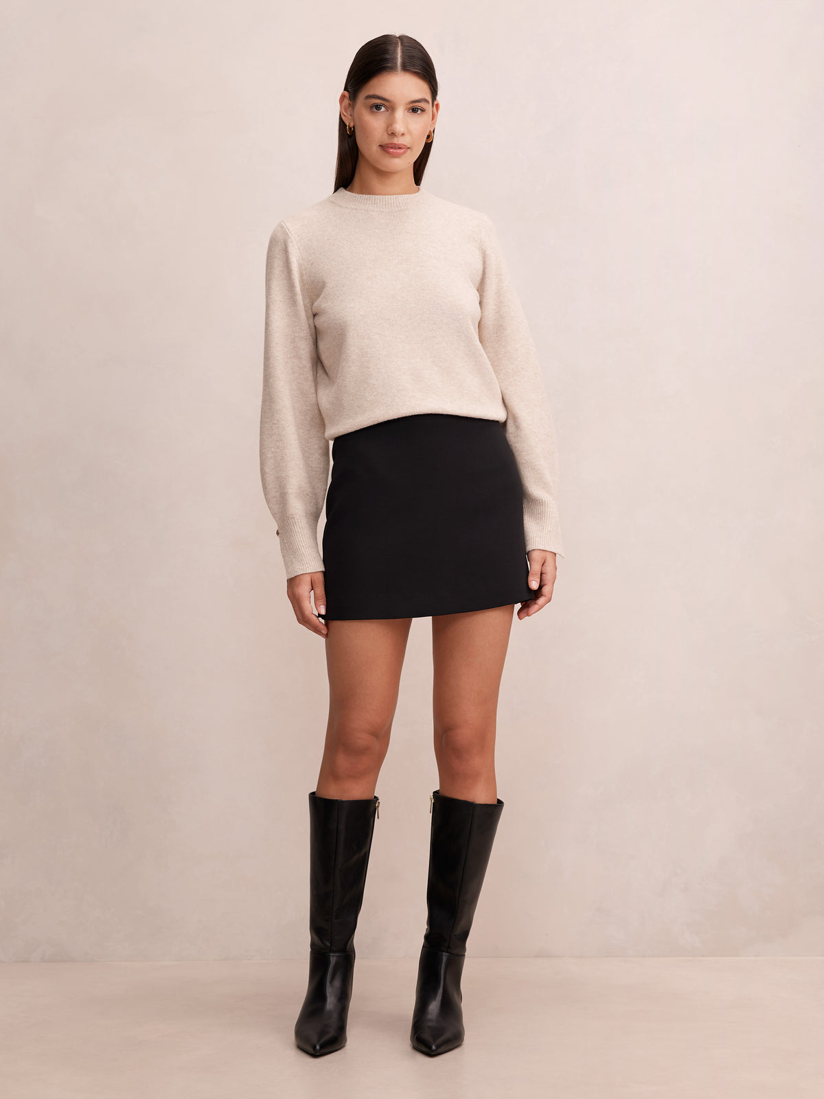 Ellie Cuff Detail Sweater