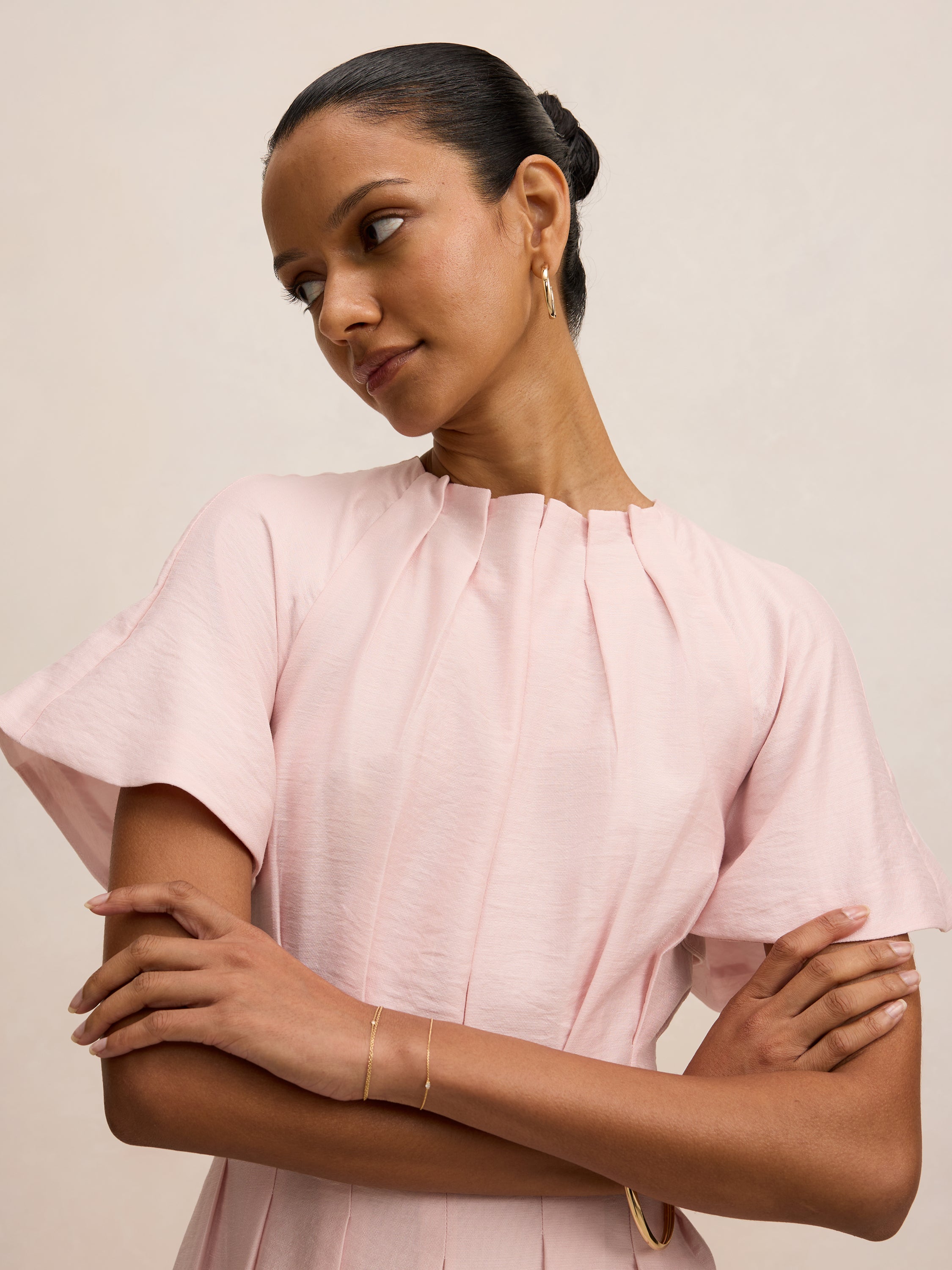 Everly Petite Seam Midi Dress