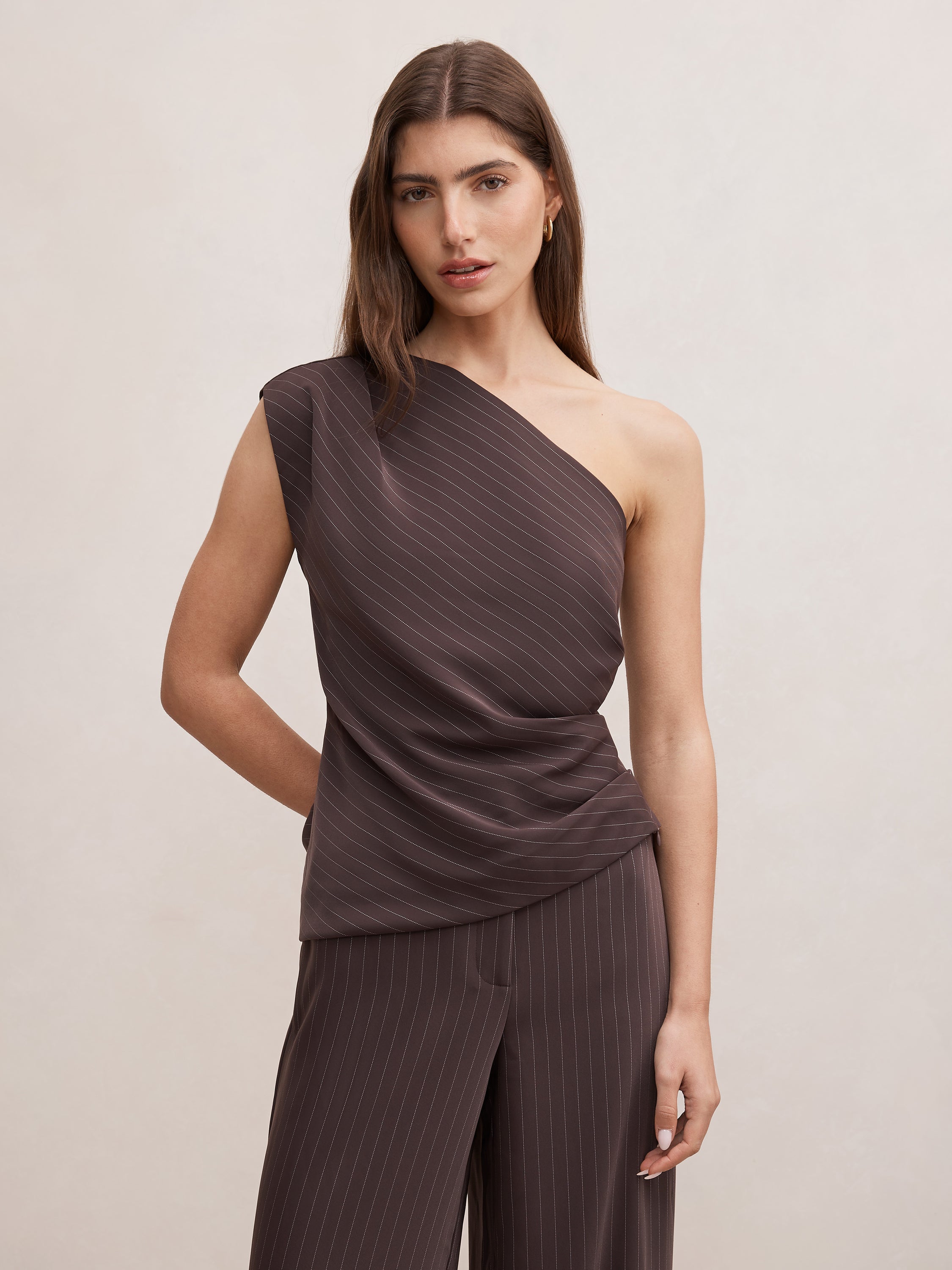 Willow Asymmetrical Tuck Top
