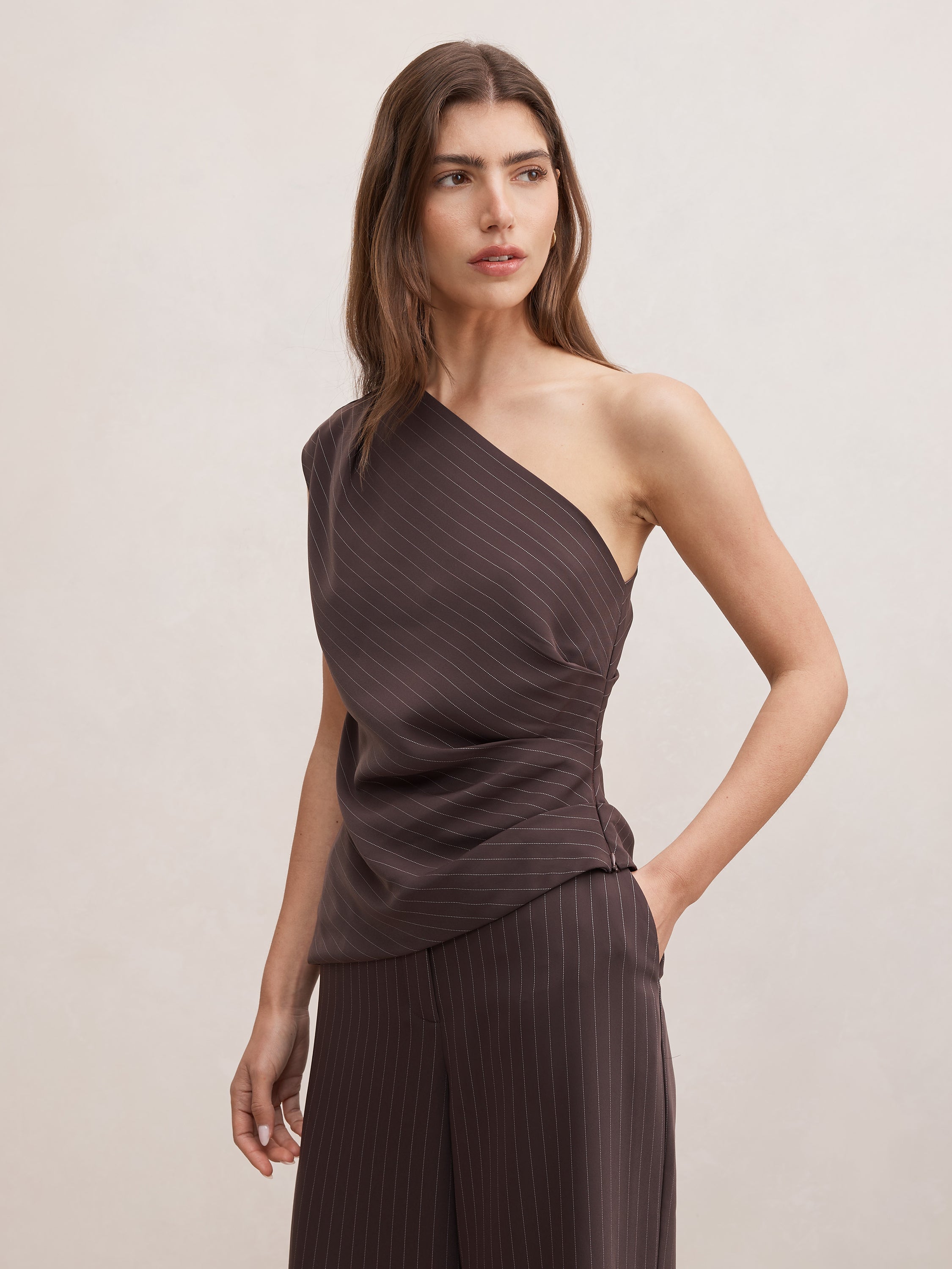 Willow Asymmetrical Tuck Top