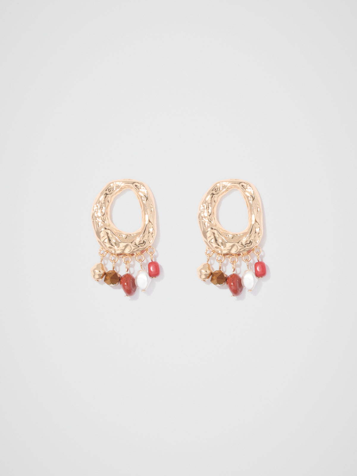 Signature Mindi Molten Hoop and Bead Earring