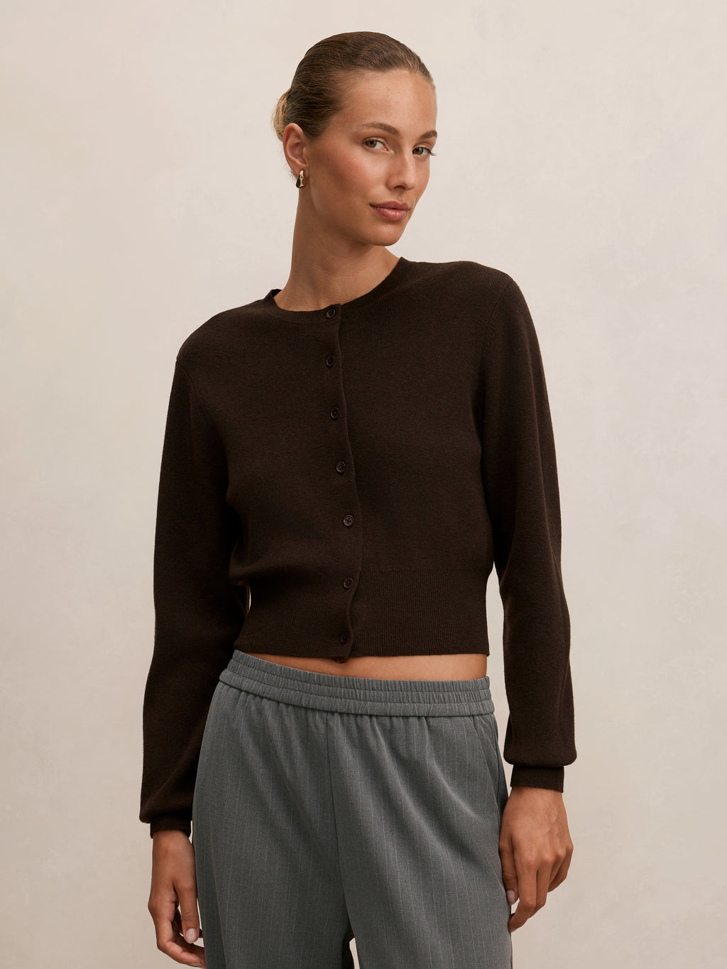 Poppy Crew Neck Cardigan