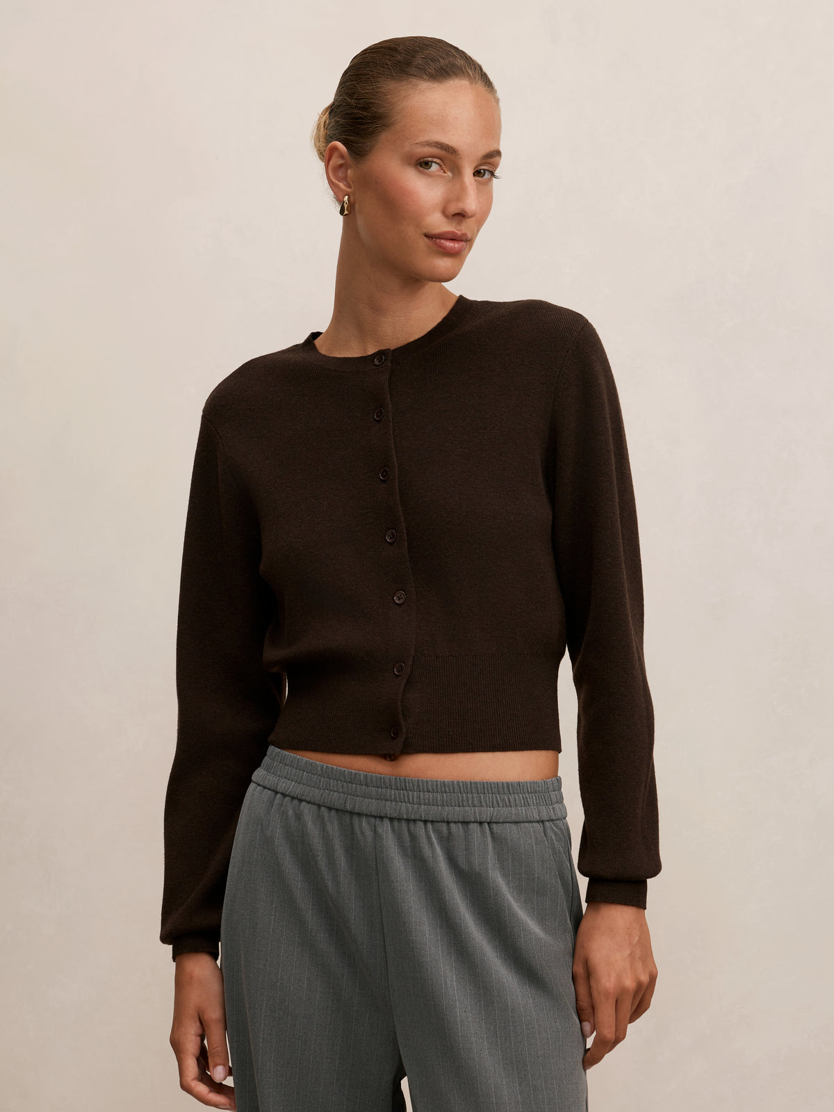 Poppy Crew Neck Cardigan
