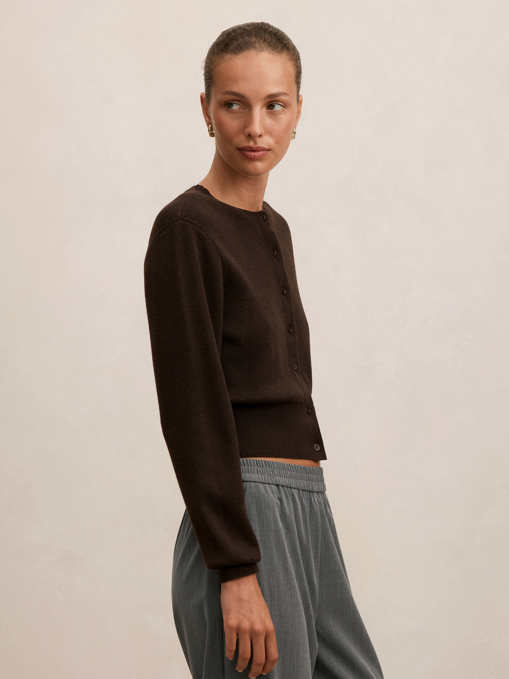 Poppy Crew Neck Cardigan