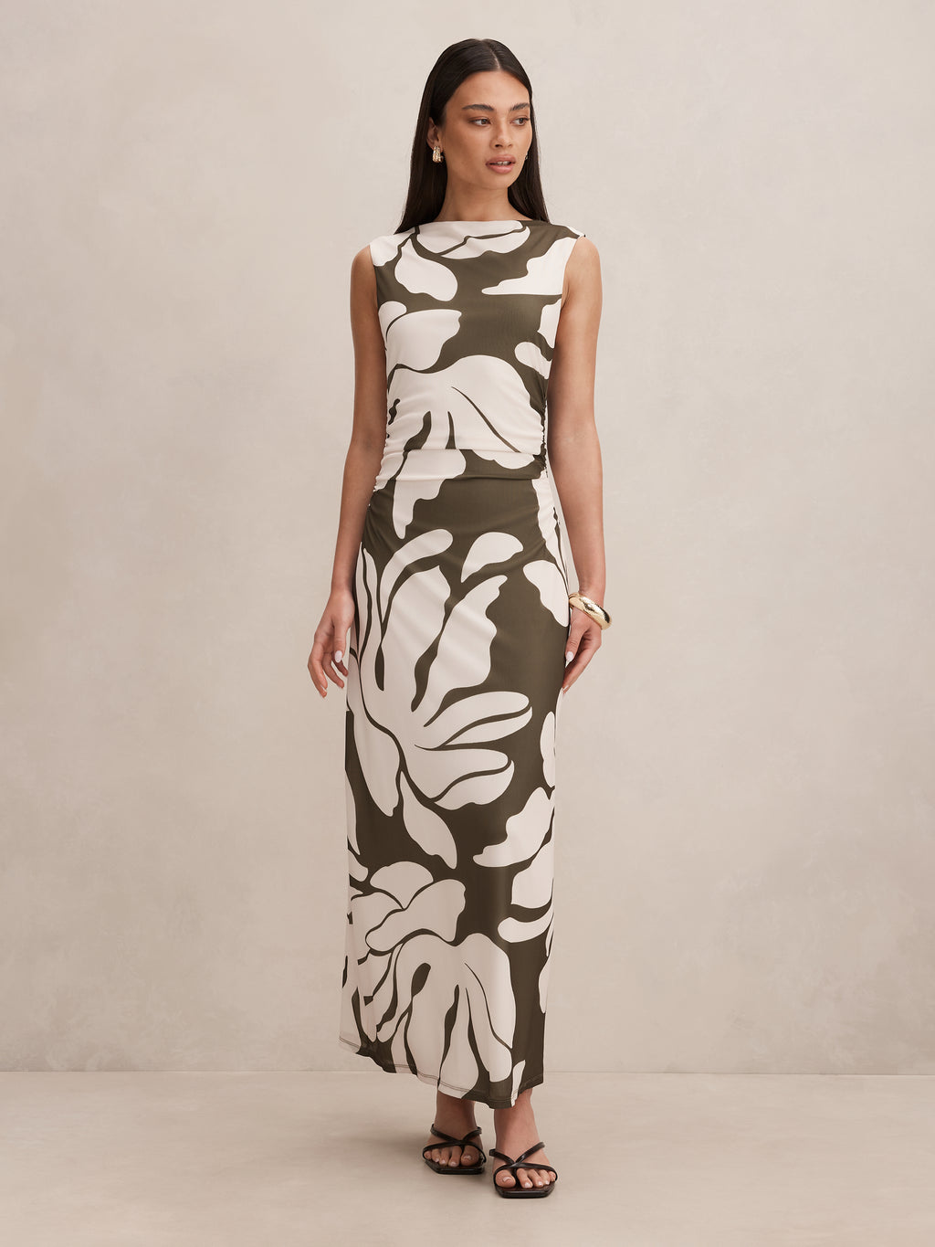 Allegra Mesh Midi Dress