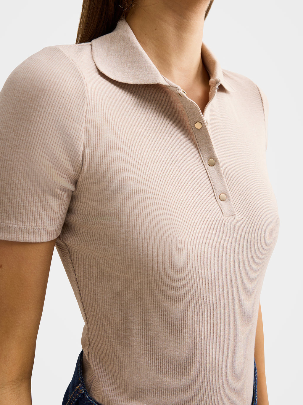 Amari Press Stud Polo