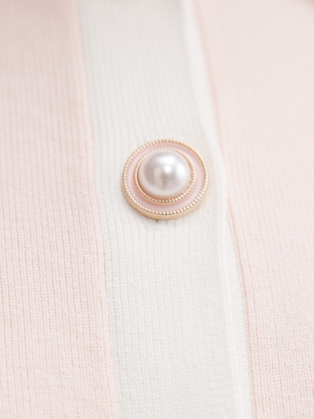 Farah Knitted Button Through Tee