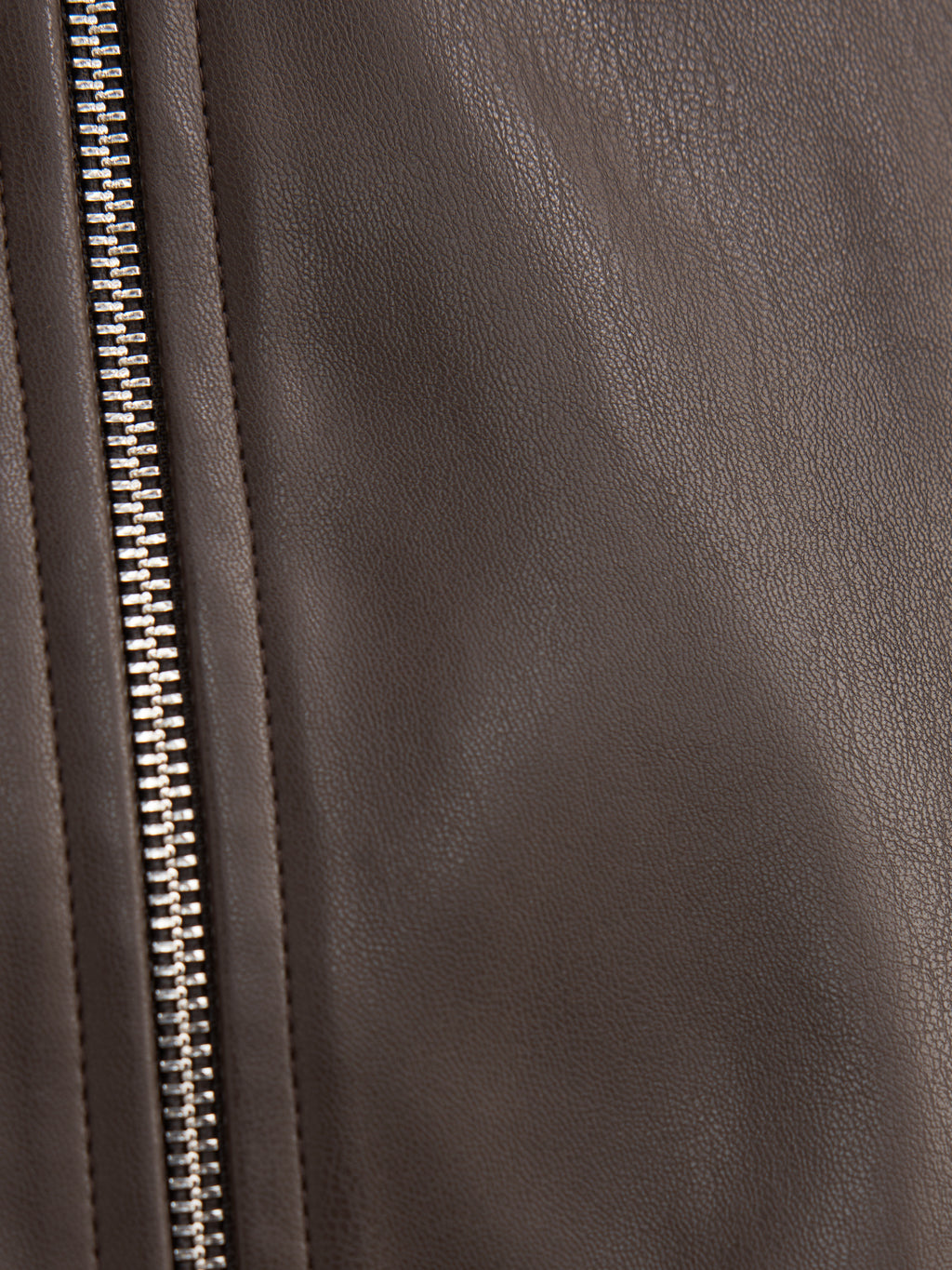 Julia PU Funnel Neck Jacket