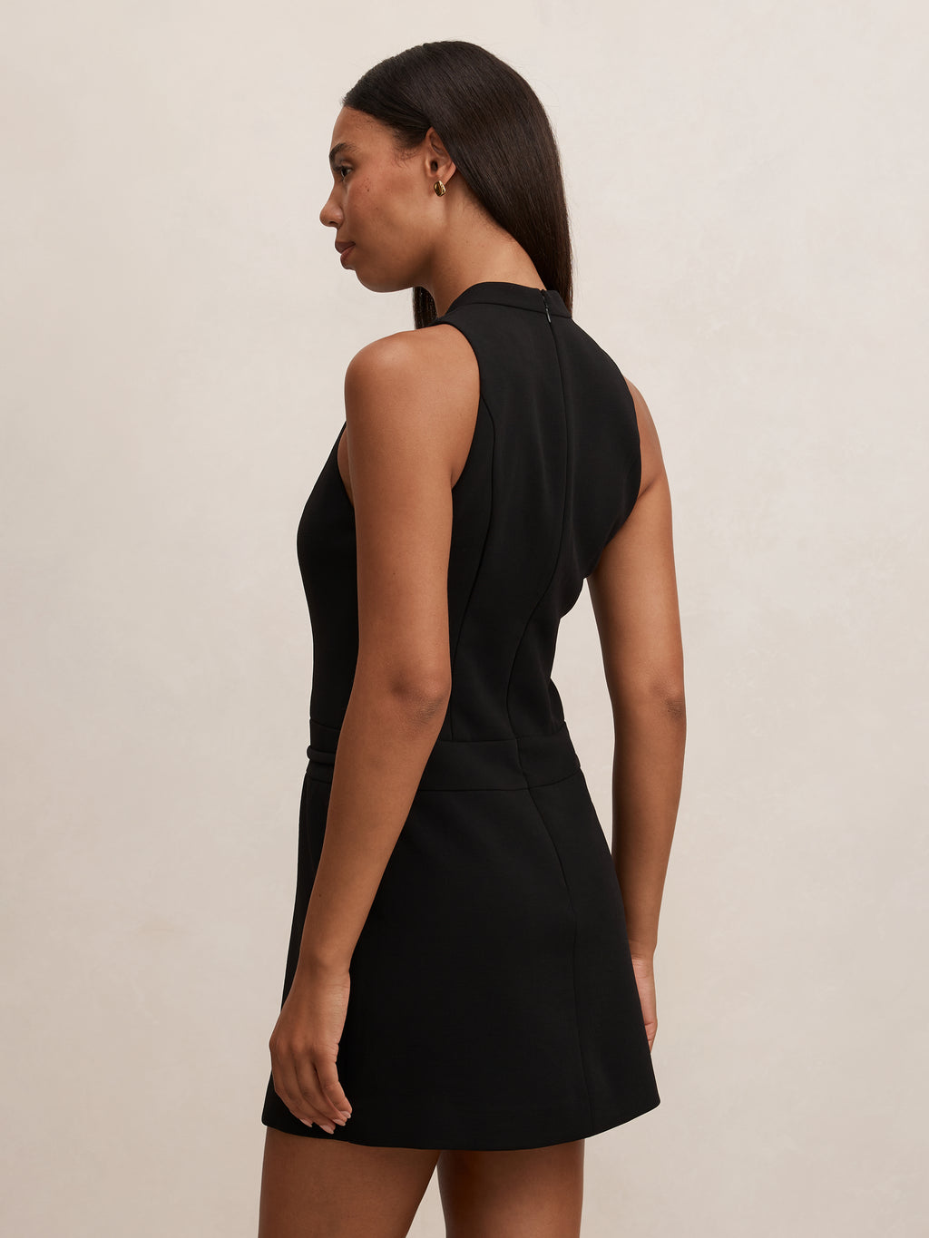 Rhea Belted Tailored Mini Dress