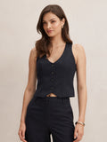 Paloma Pinstripe Waistcoat