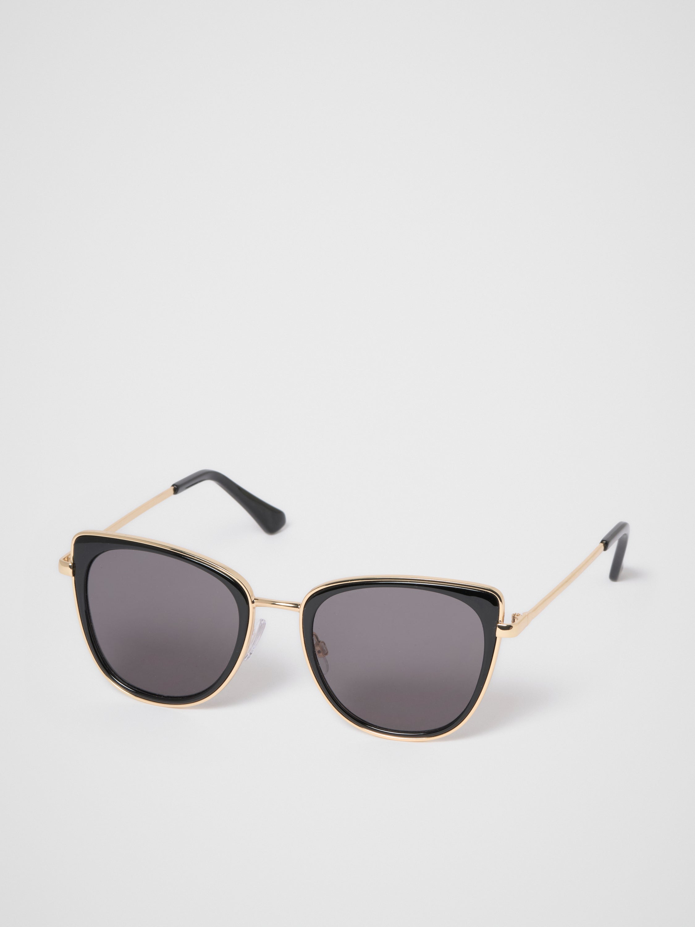 Caroline Cat Eye Metal Frame Sunglasses