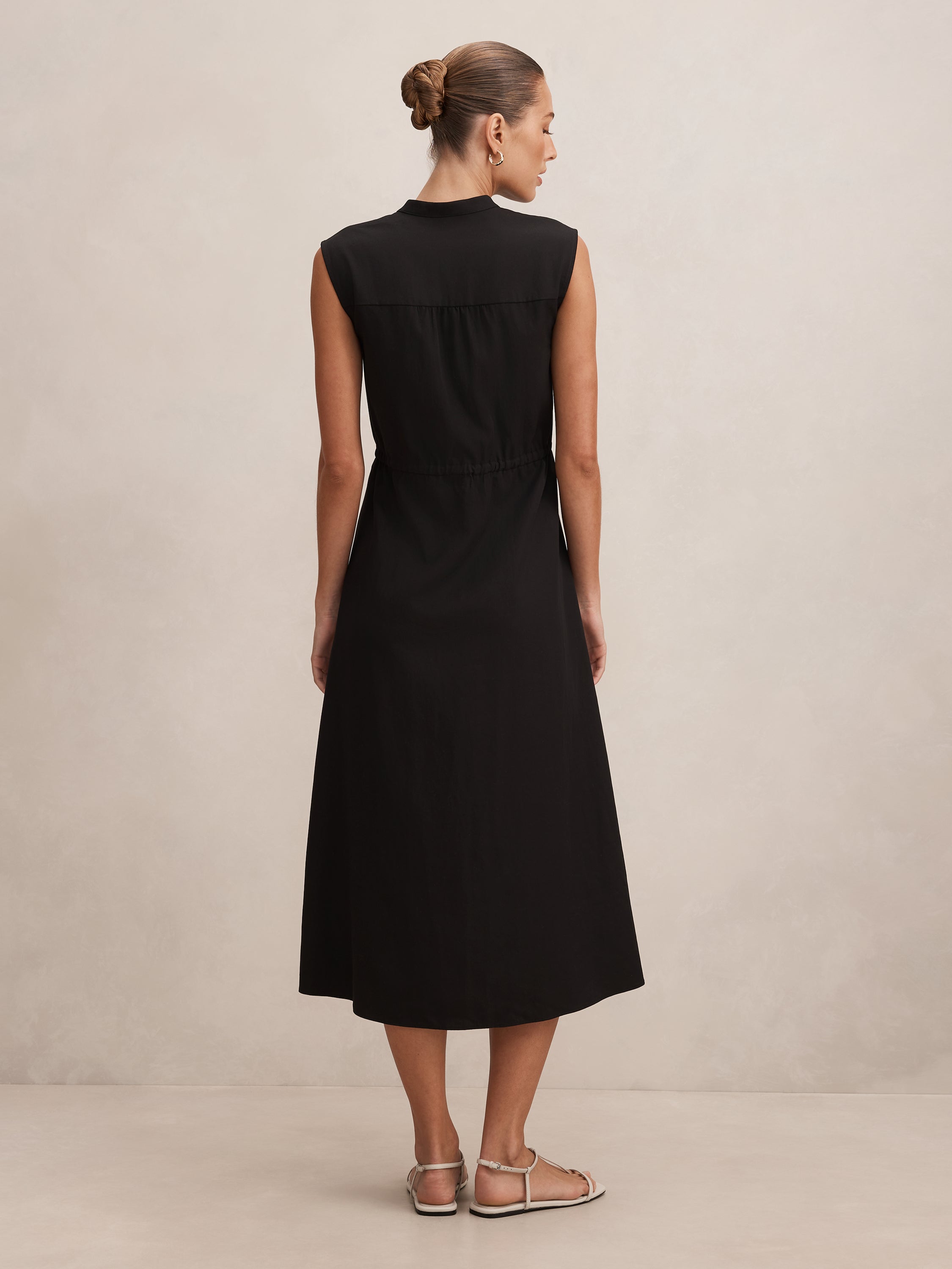 Claire Drawcord Midi Dress