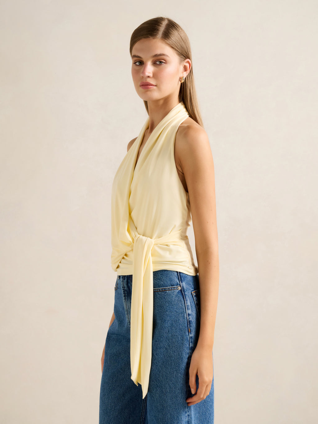 Gianna Wrap Halter Top