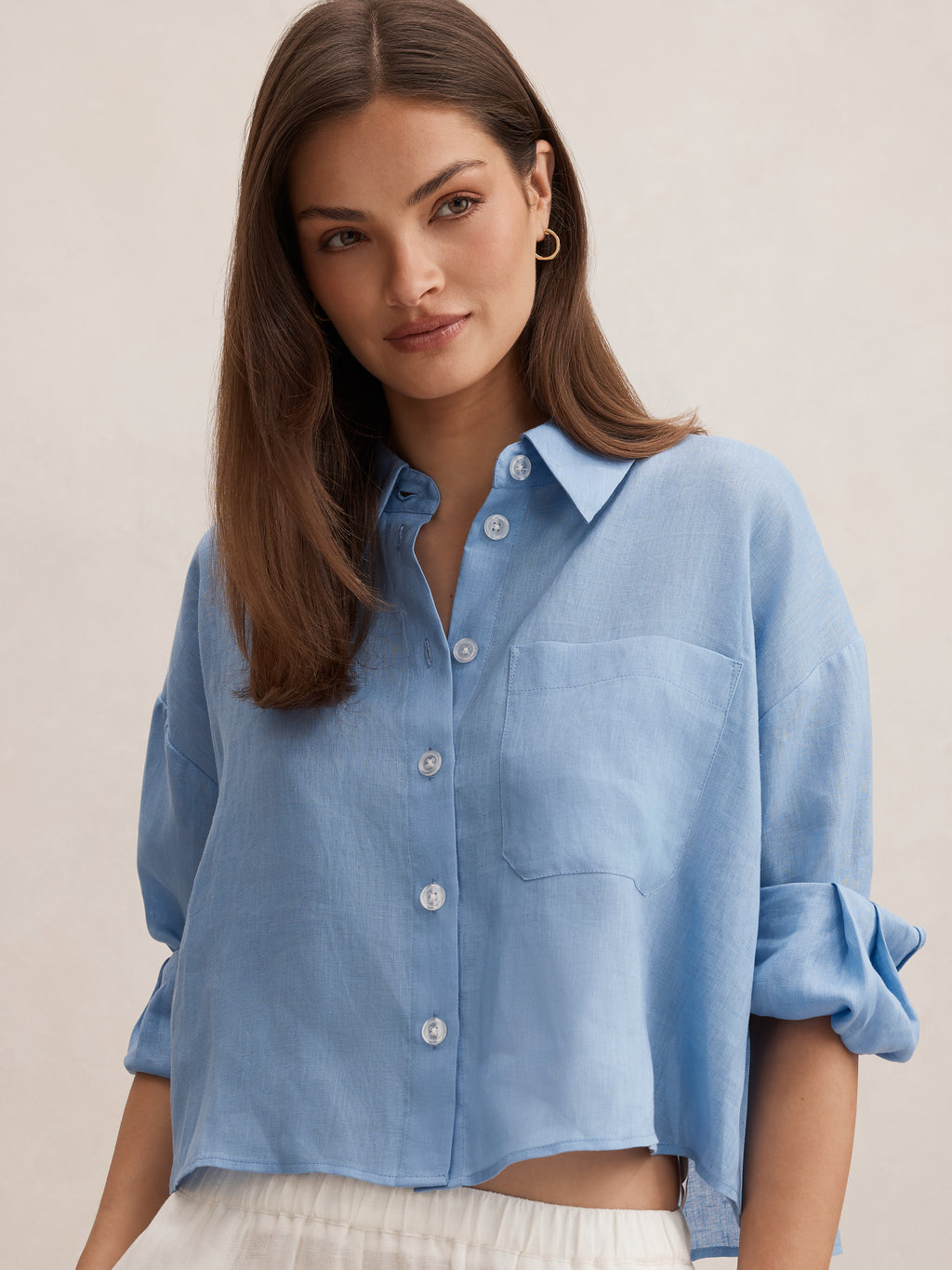Bowie Cropped Shirt