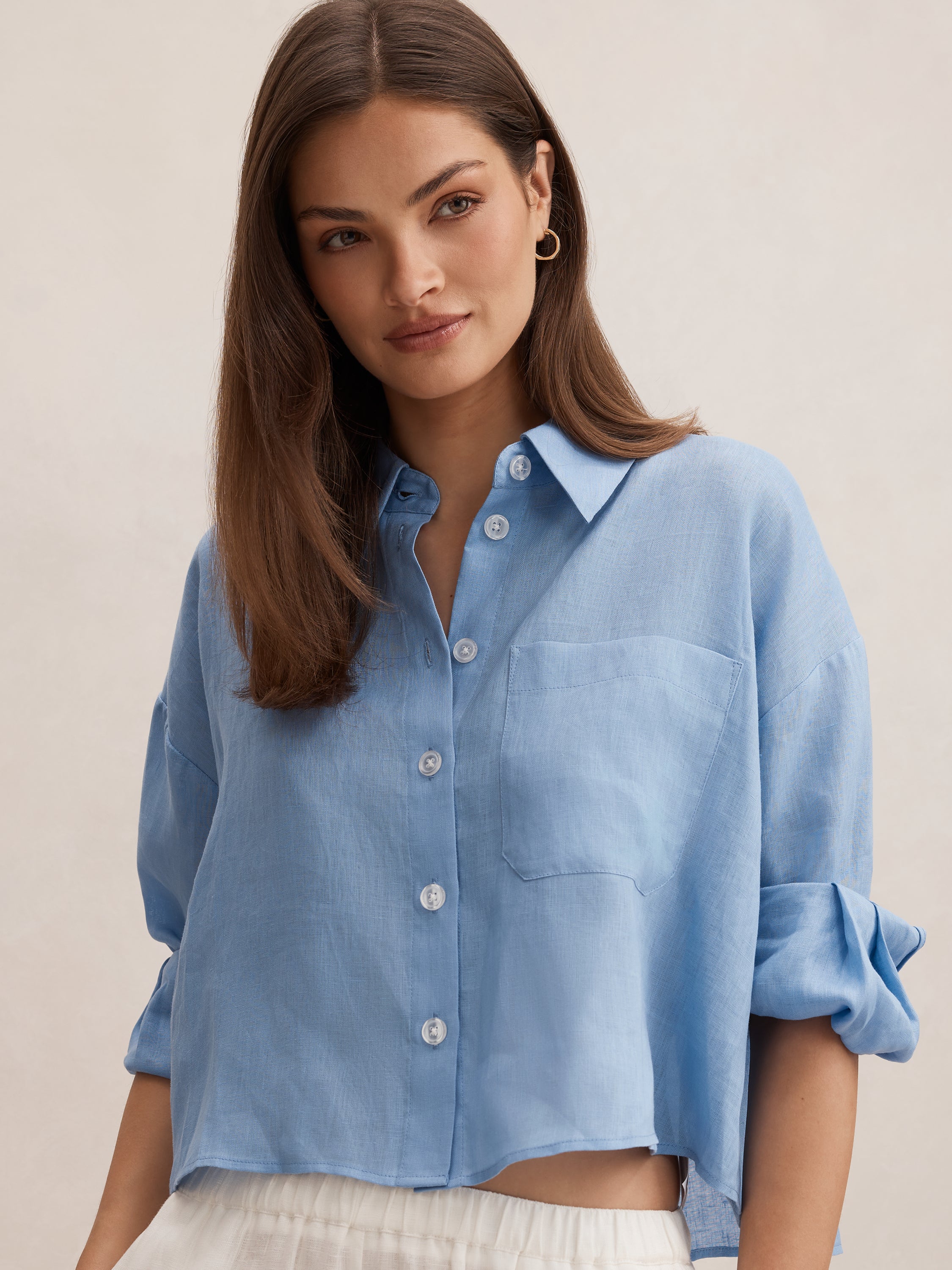 Bowie Cropped Shirt