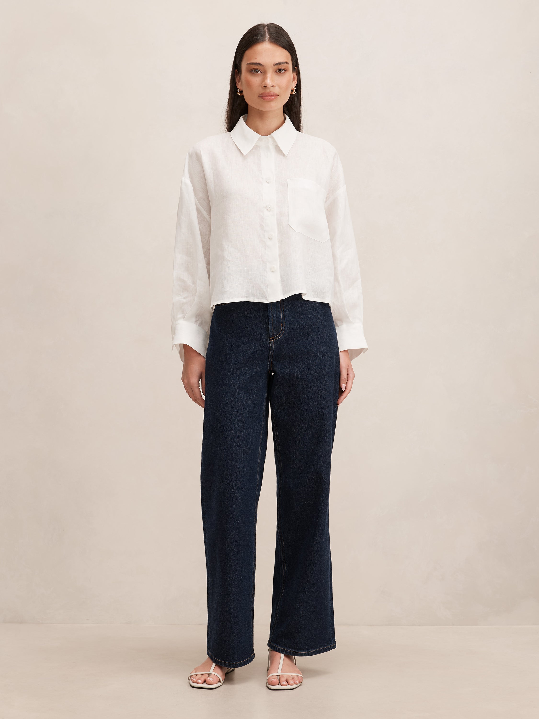 Bowie Cropped Shirt