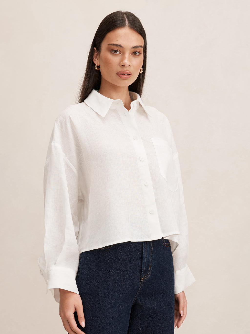 Bowie Cropped Shirt