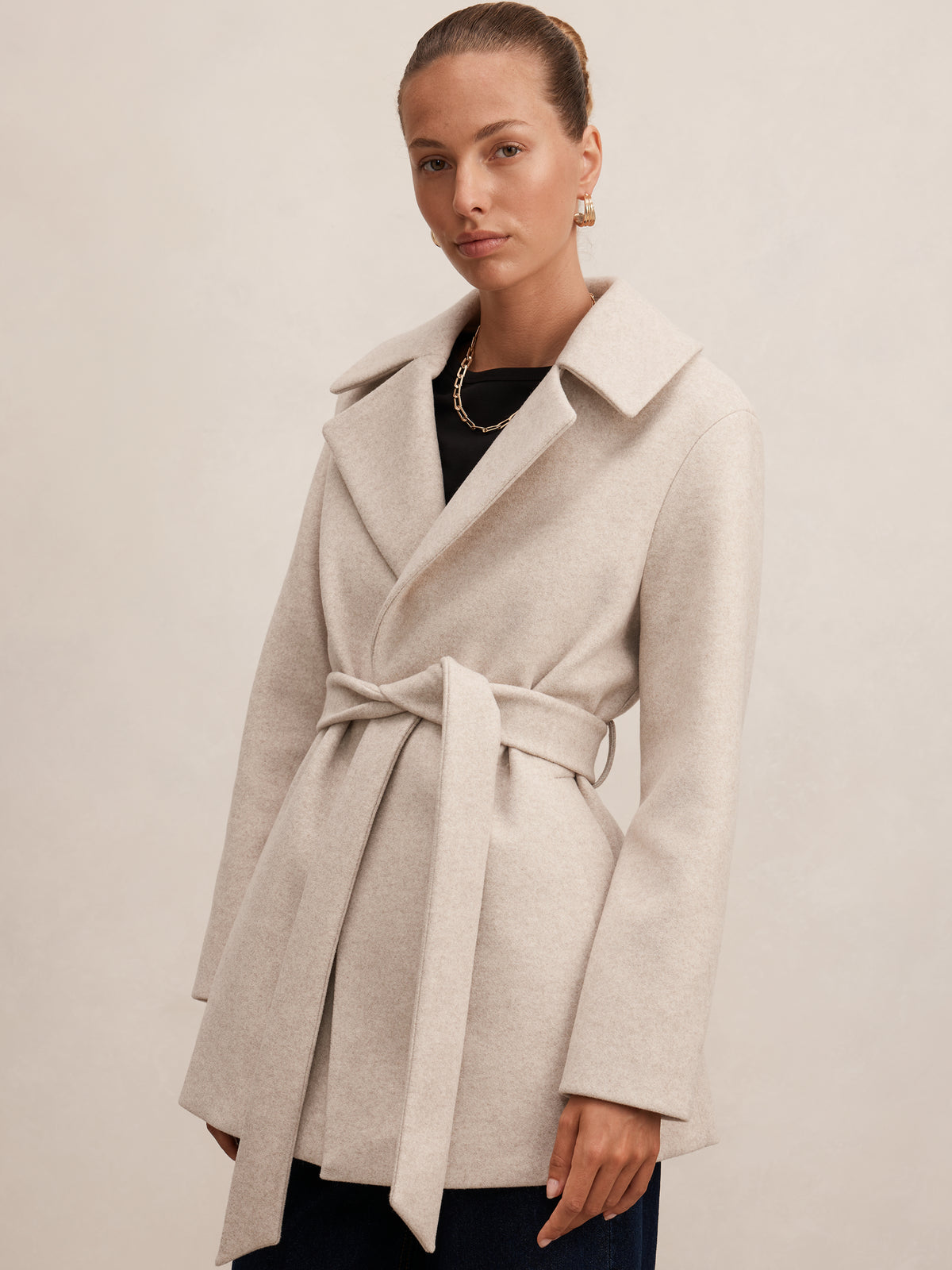 Sabrina Short Wrap Coat