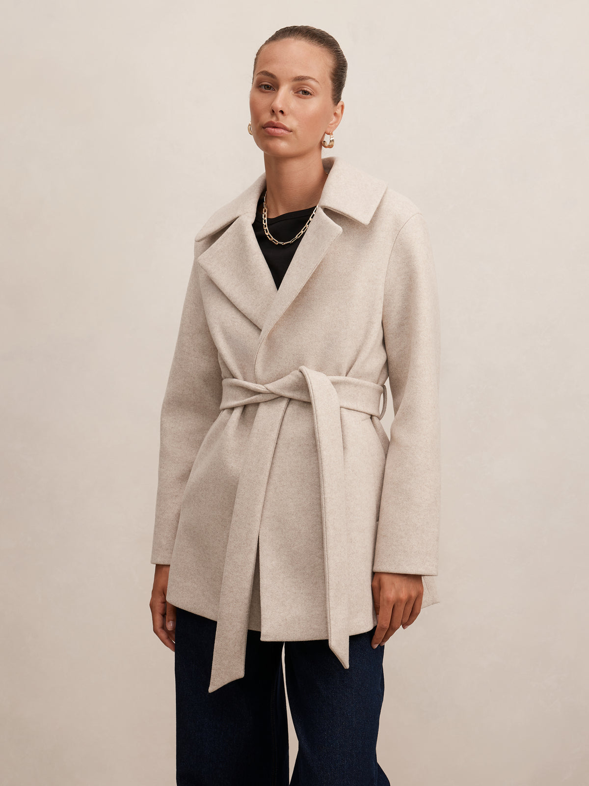 Sabrina Short Wrap Coat