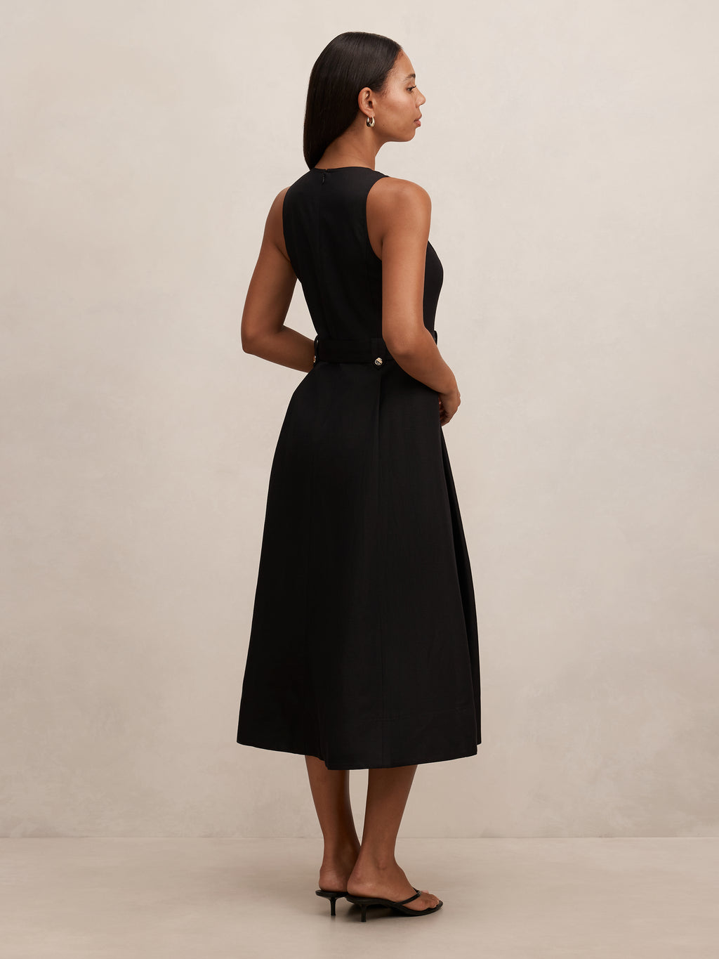 Priscilla Button Down Midi Dress