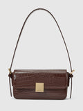 Mckenna Metal Clasp Shoulder Bag