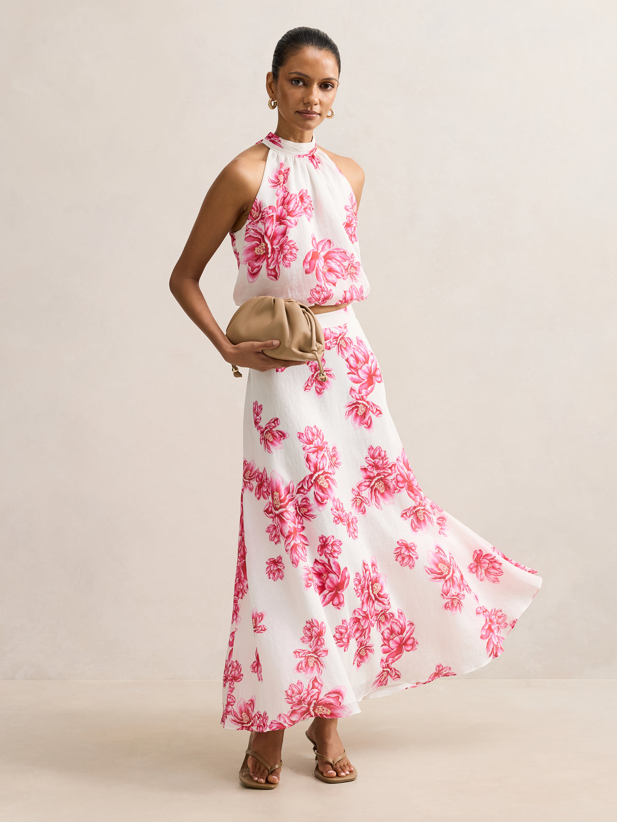 Maisie Petite Circle Midi Skirt