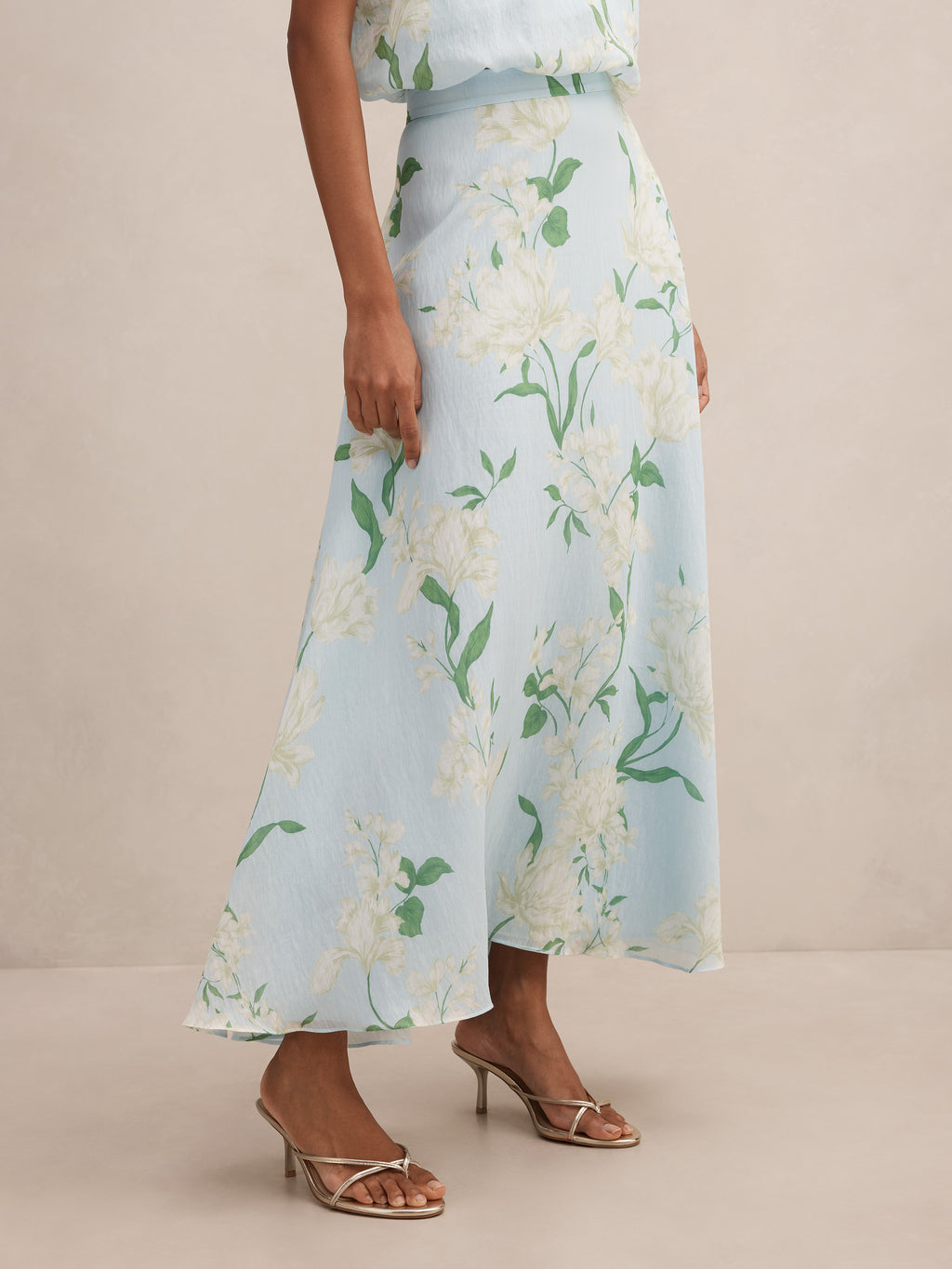 Maisie Petite Circle Midi Skirt