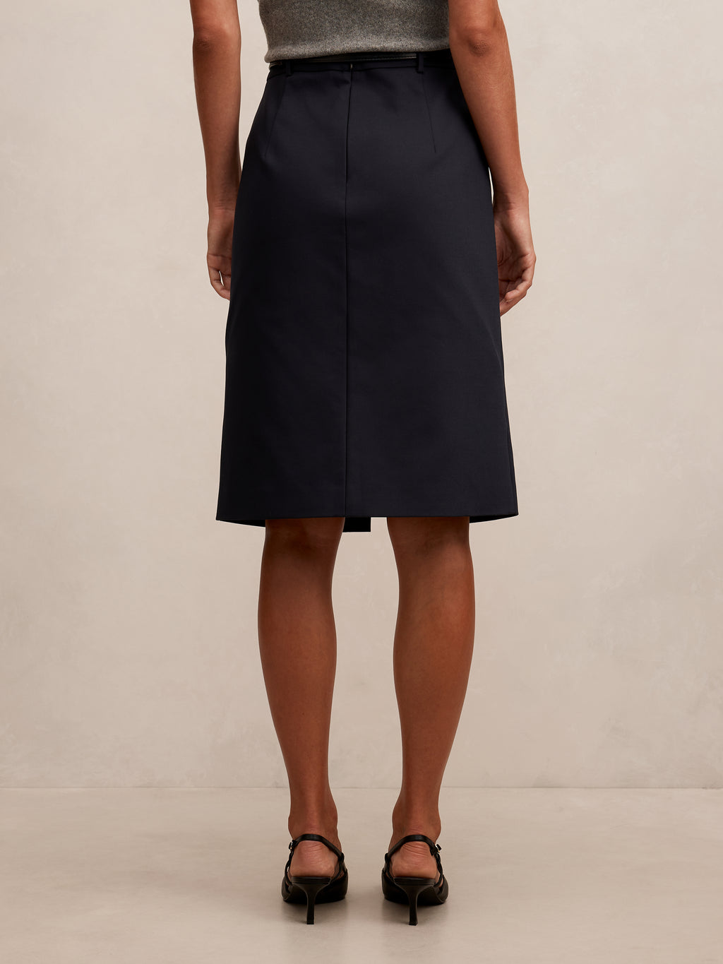 Lucy Belted Pencil Skirt