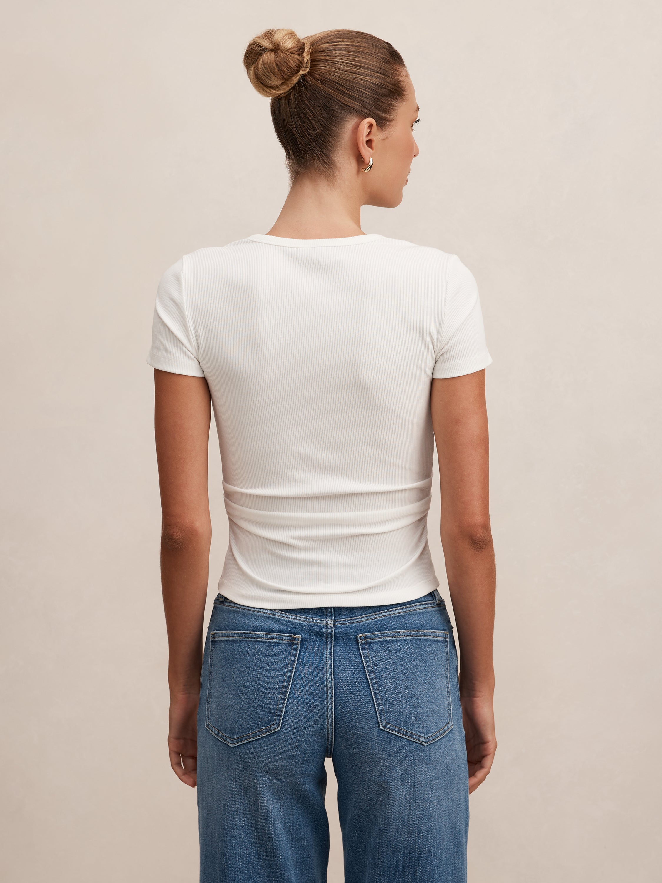Kelly Tuck Detail Baby Tee